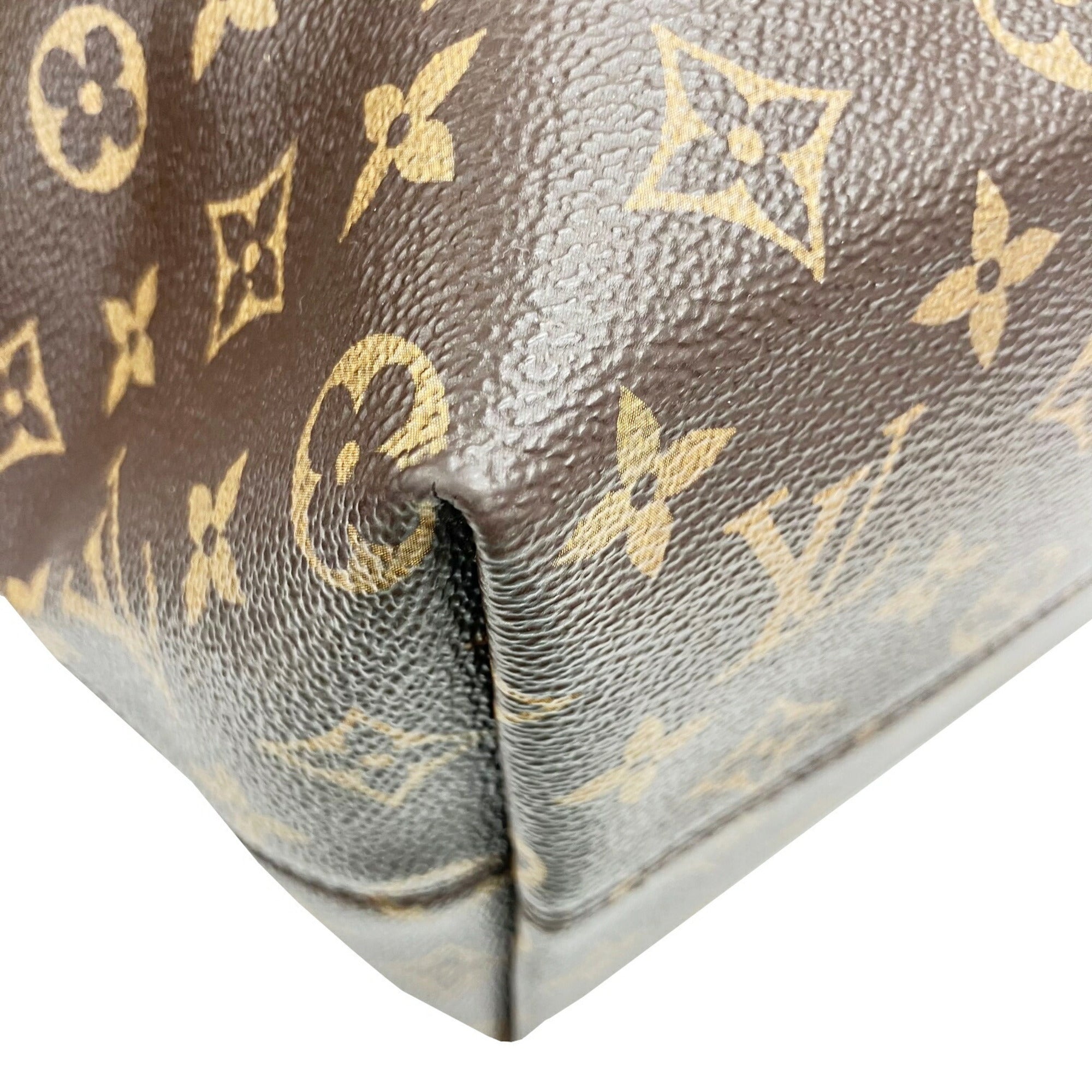 Louis Vuitton Brown Monogram Handbag Tote Bag (Pre-Owned)