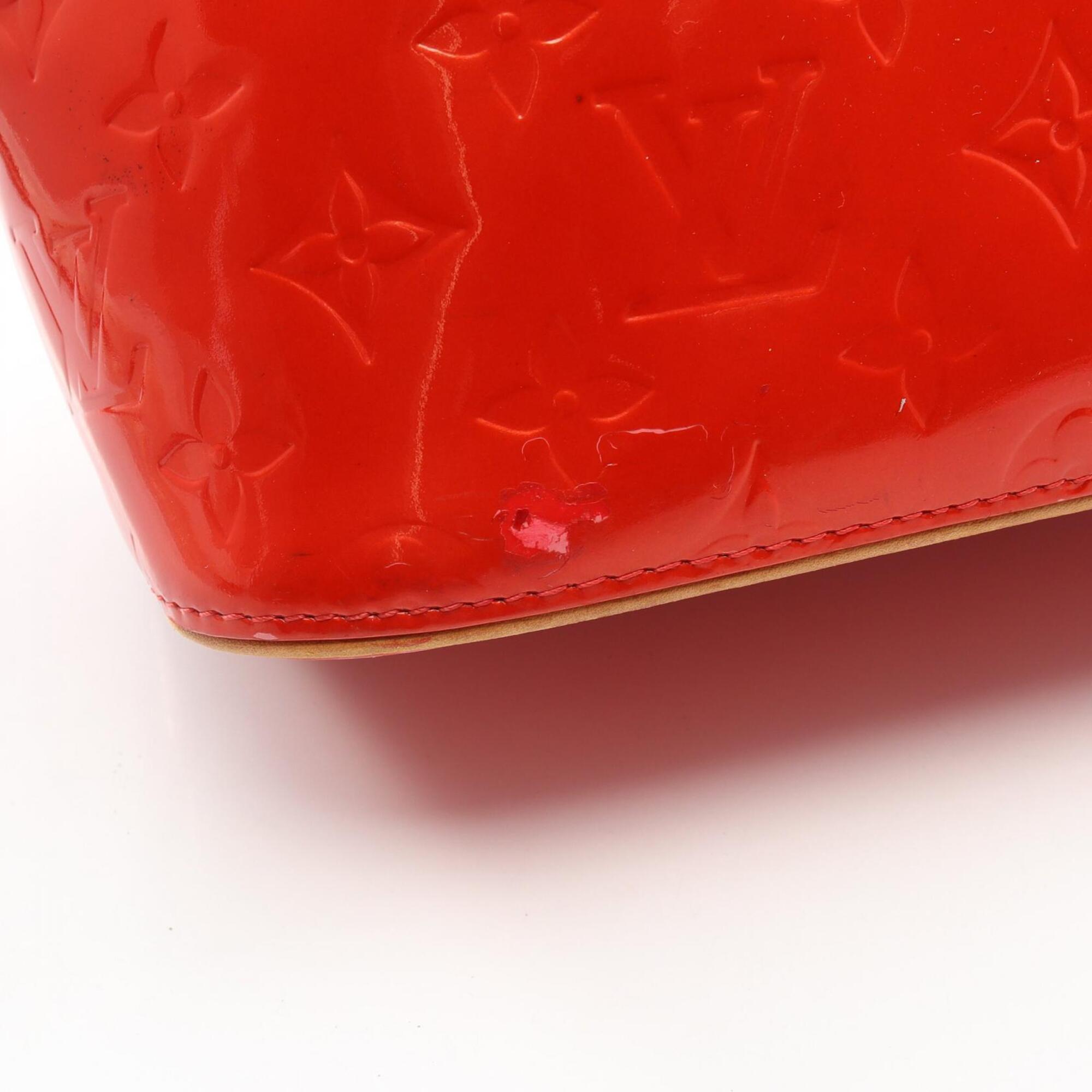 Louis Vuitton Red Color Leather Handbag (Pre-Owned)