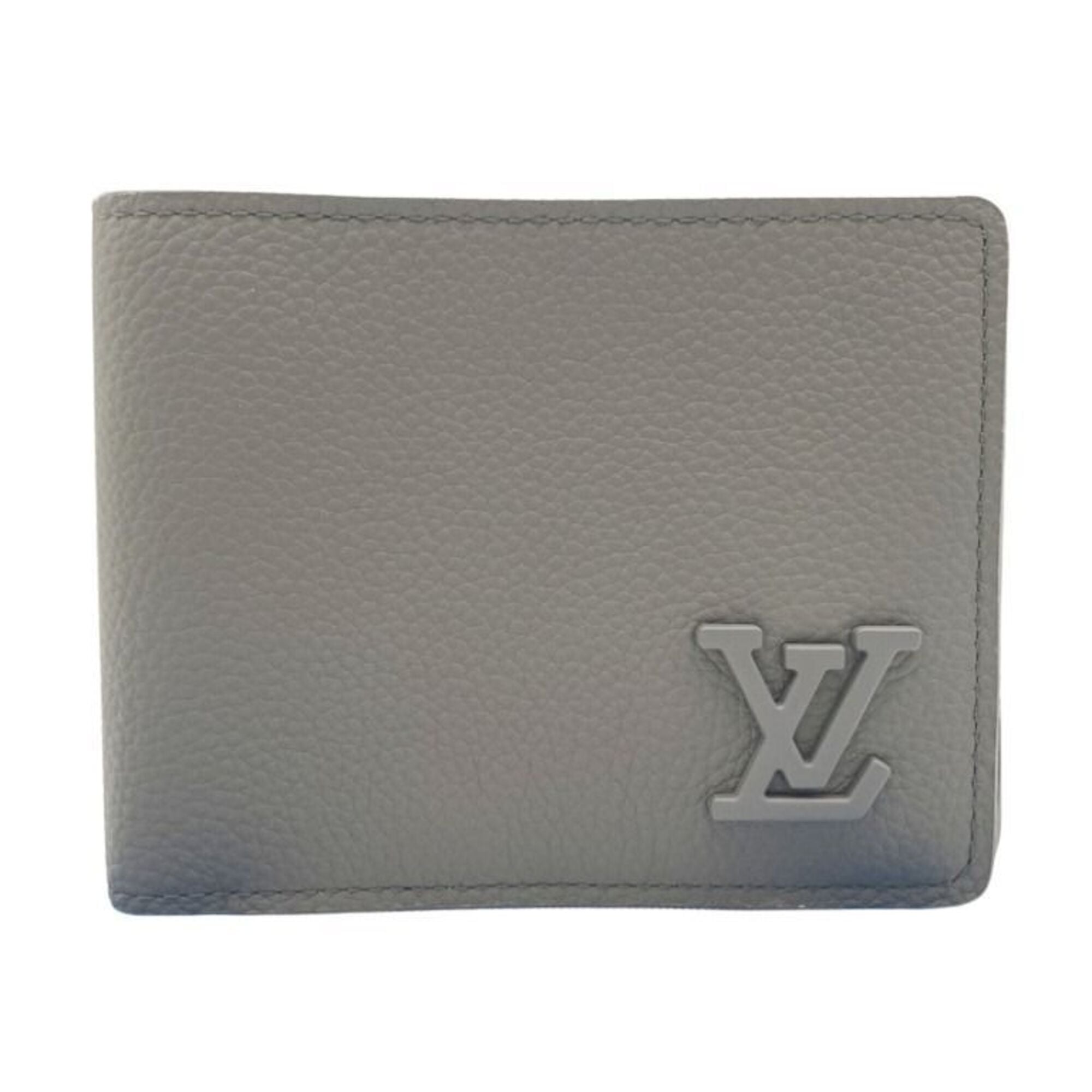 Louis Vuitton Khaki Leather Wallet (Bi-Fold) (Pre-Owned)
