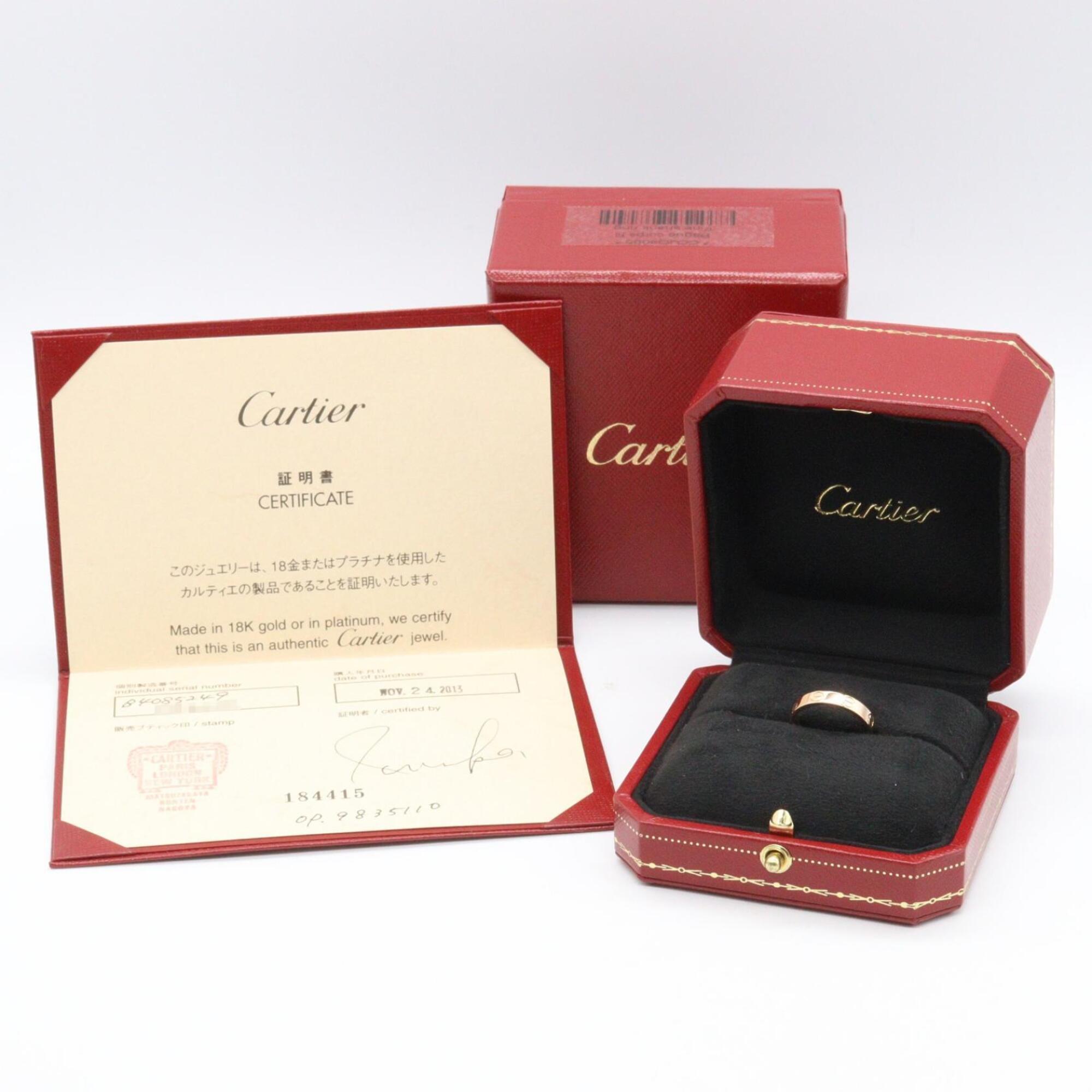 Cartier Gold Pink Gold (18K) Band Ring (Pre-Owned)