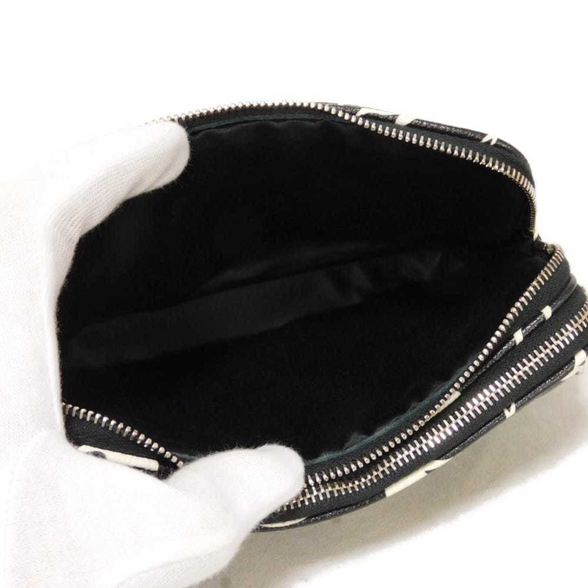 Miu Miu Black Leather Pochette Shoulder Bag (Pre-Owned)