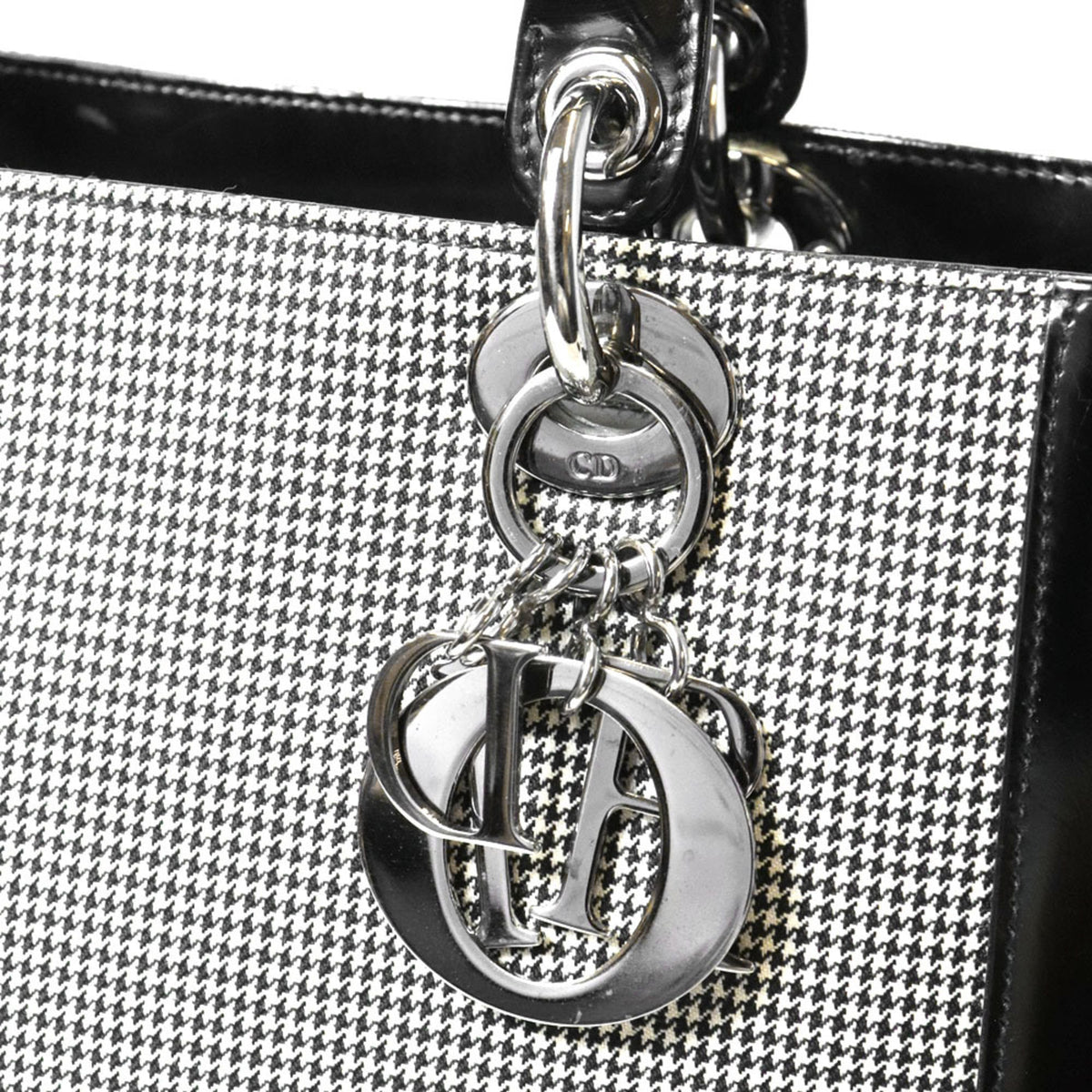 Christian Dior Black Canvas Leather Handbag (Pre-Owned)