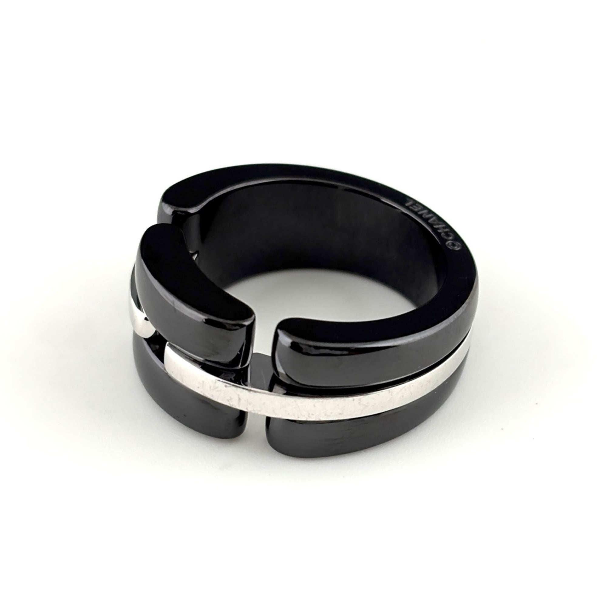 Chanel Ceramic Band Ring (Pre-Owned)