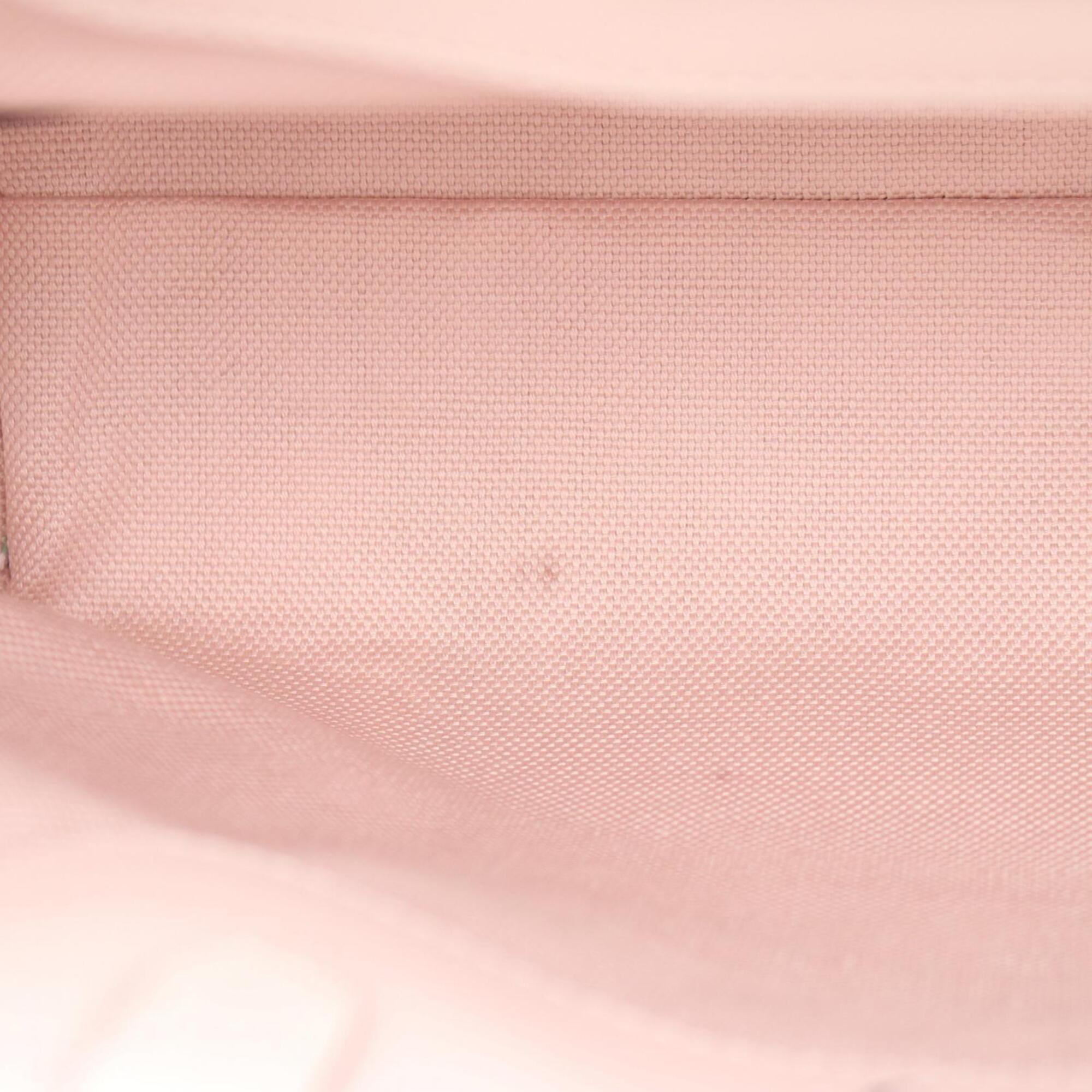 Gucci Pink Leather Handbag Tote Bag (Pre-Owned)