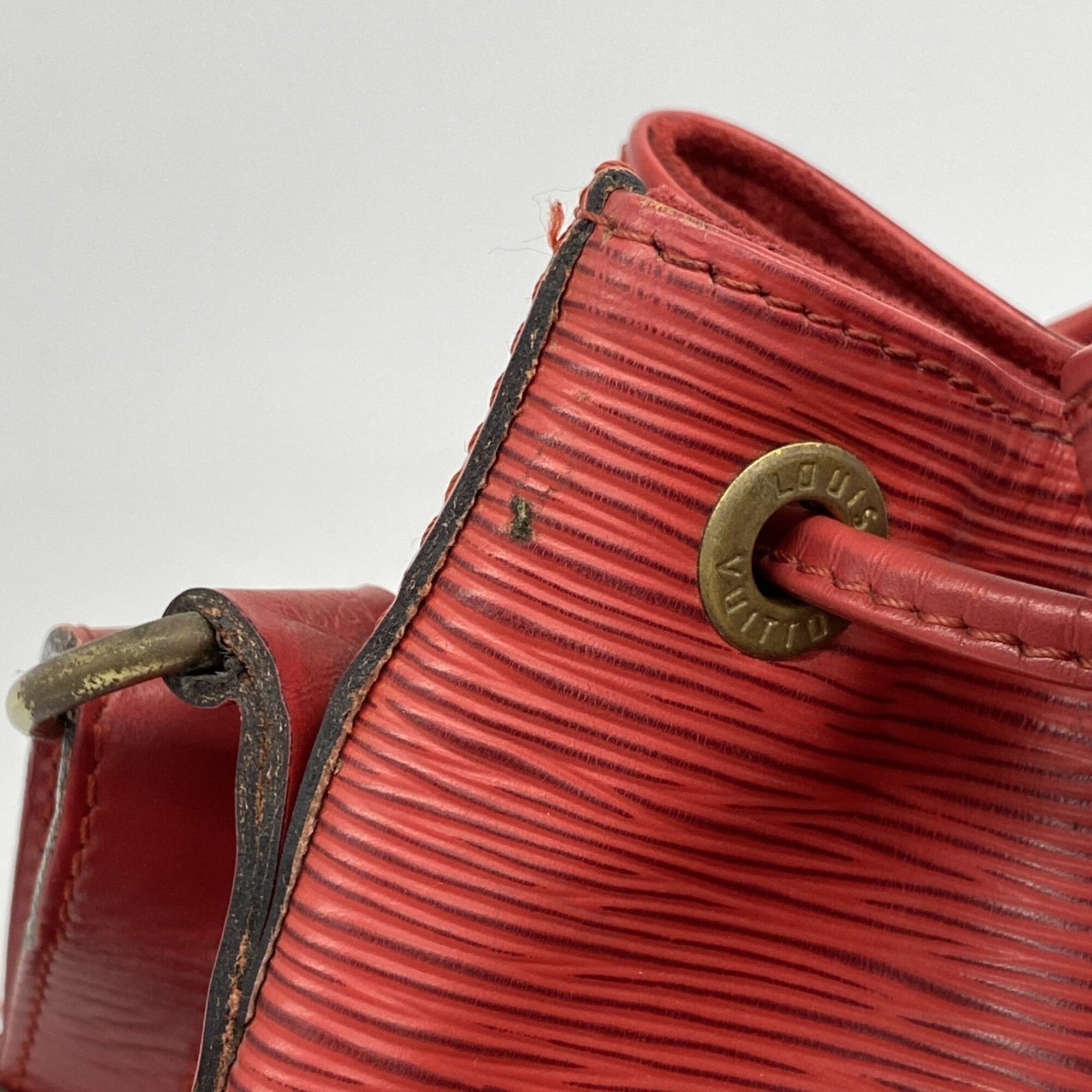 Louis Vuitton Castilian Red Shoulder Bag (Pre-Owned)