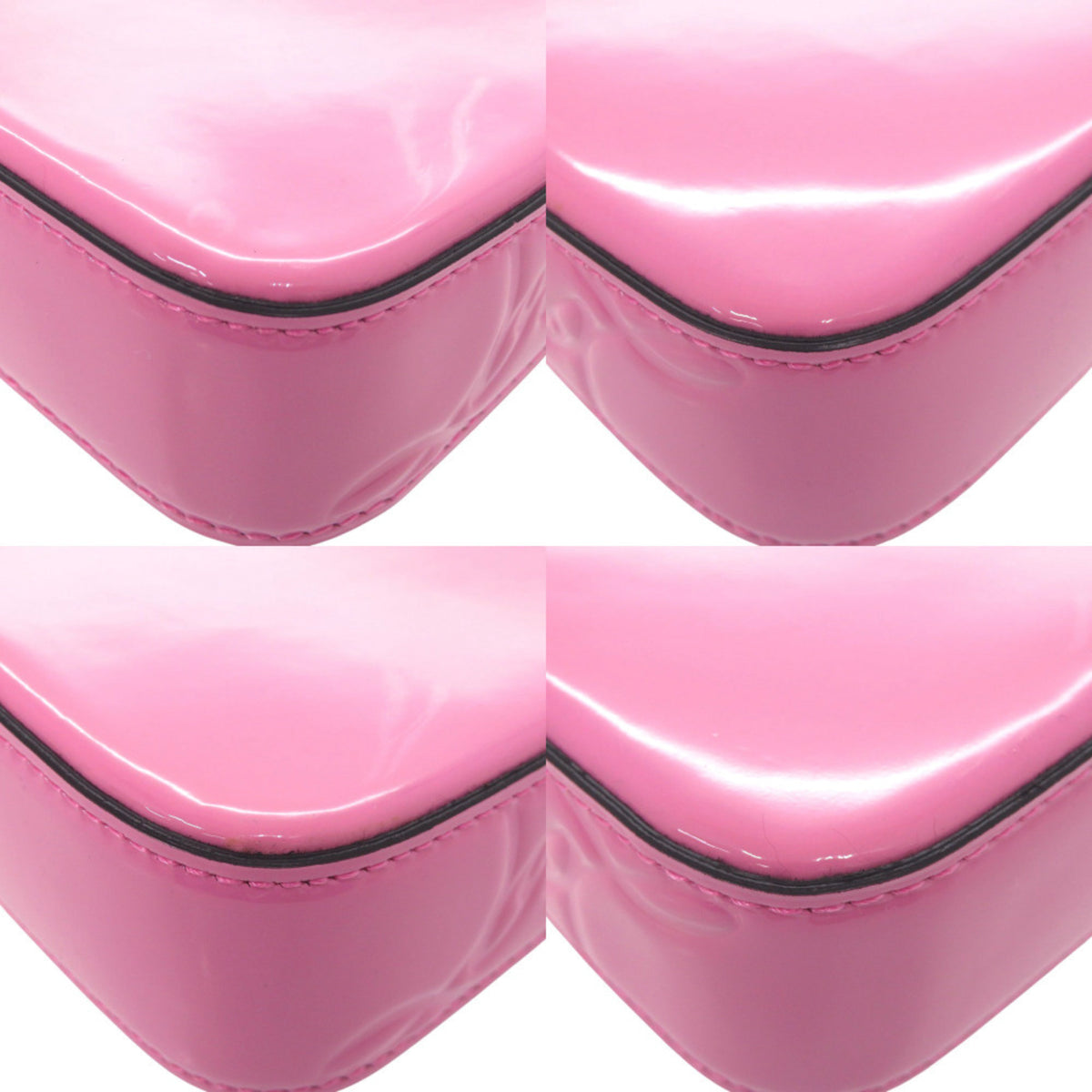 Christian Louboutin Pink Patent Leather Shoulder Bag (Pre-Owned)