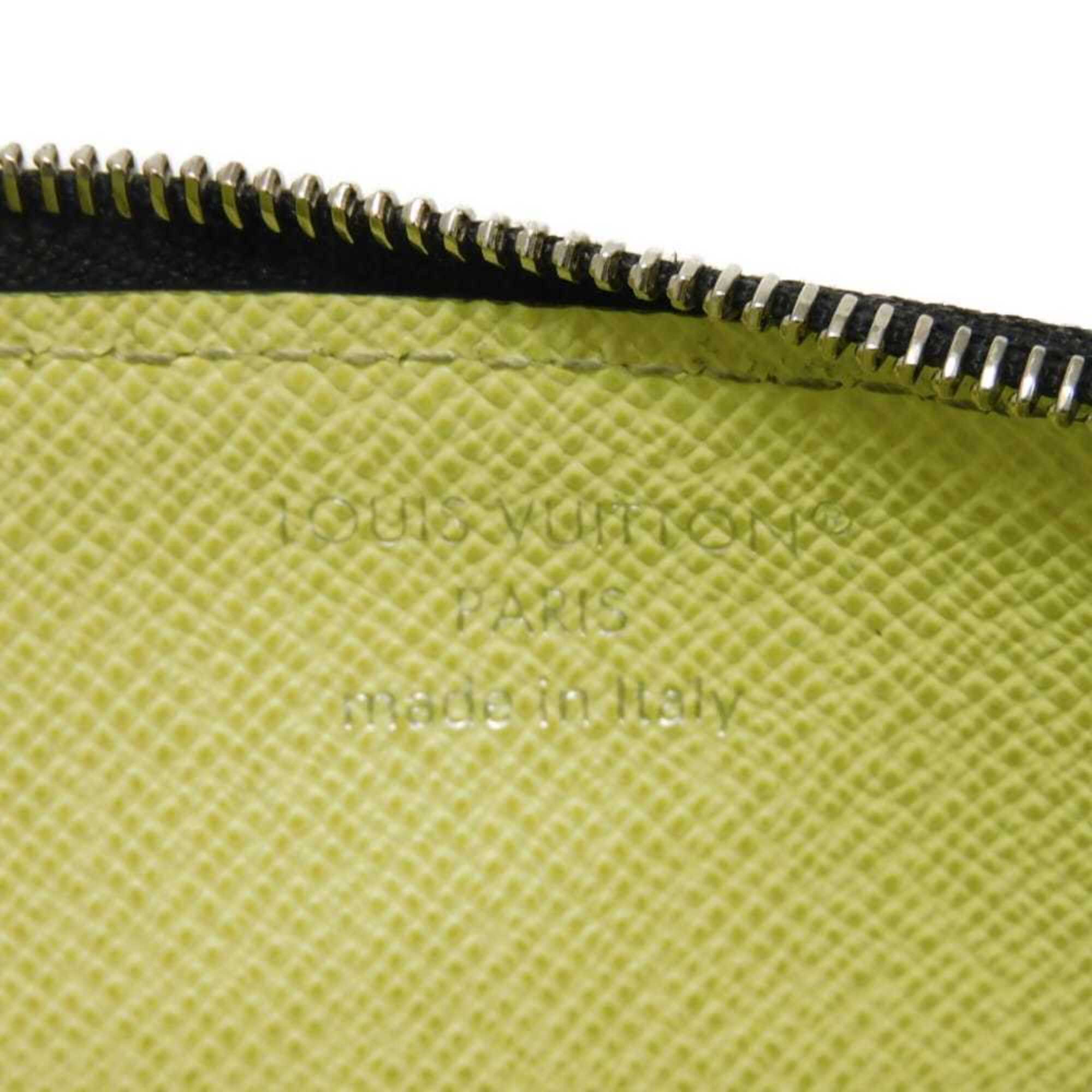 Louis Vuitton Yellow Taigarama Coin Purse/Coin Case (Pre-Owned)