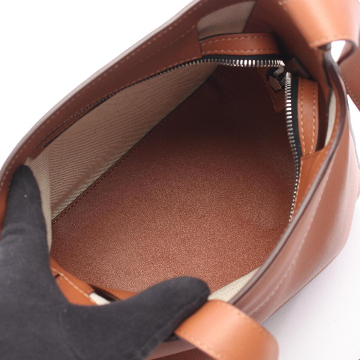Marni Brown Leather Handbag Shoulder Bag (Pre-Owned)