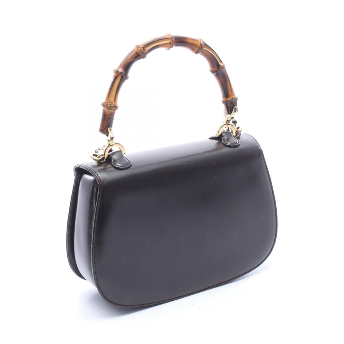 Gucci Black Leather Handbag (Pre-Owned)