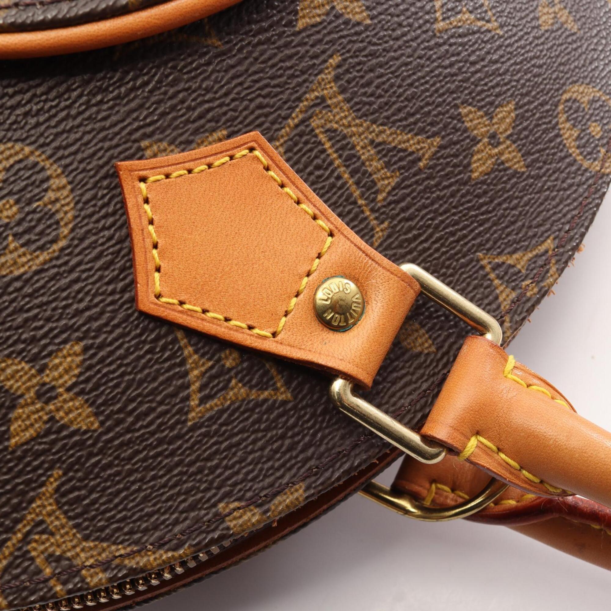 Louis Vuitton Brown Coated Canvas Leather Handbag (Pre-Owned)
