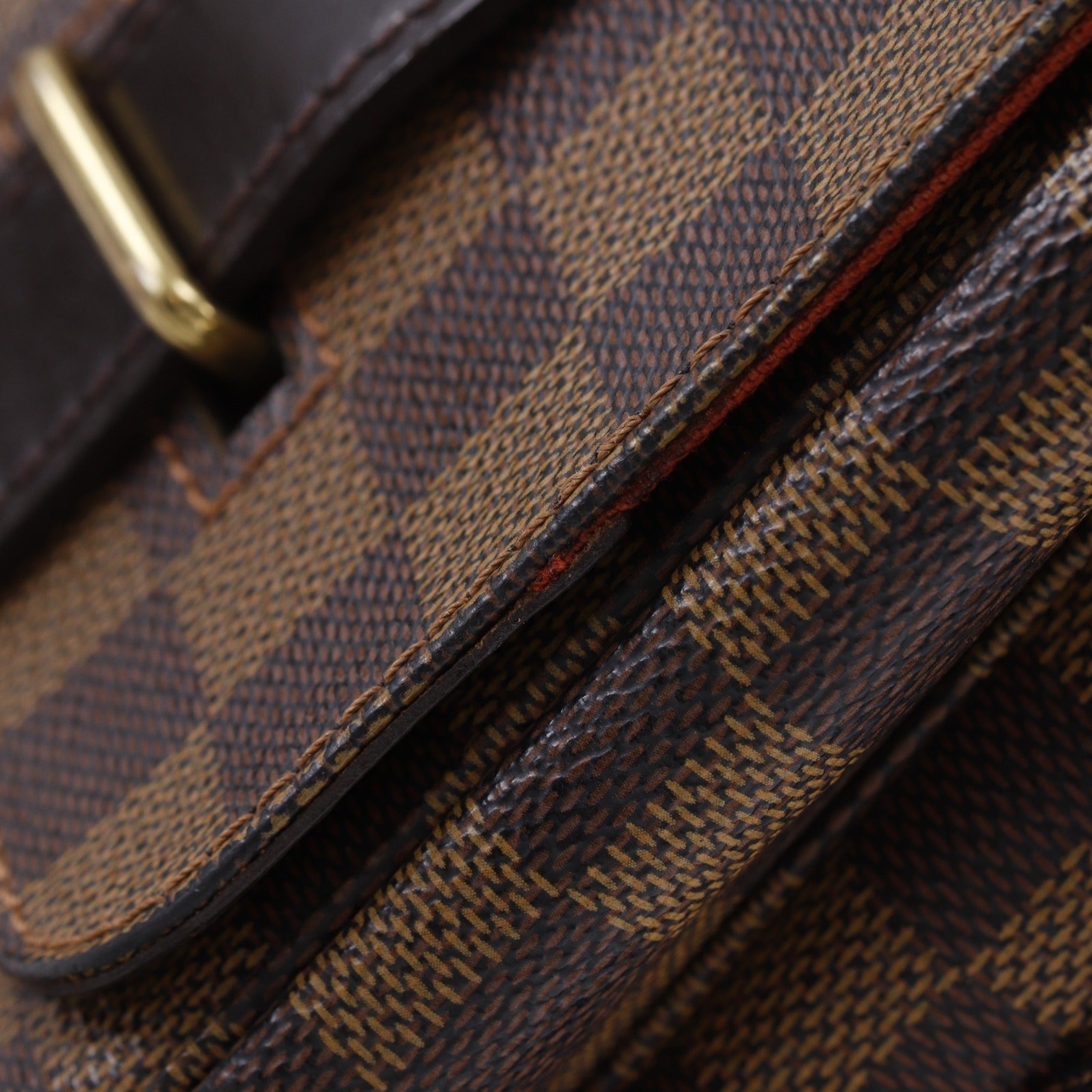 Louis Vuitton Brown Damier Canvas Shoulder Bag (Pre-Owned)