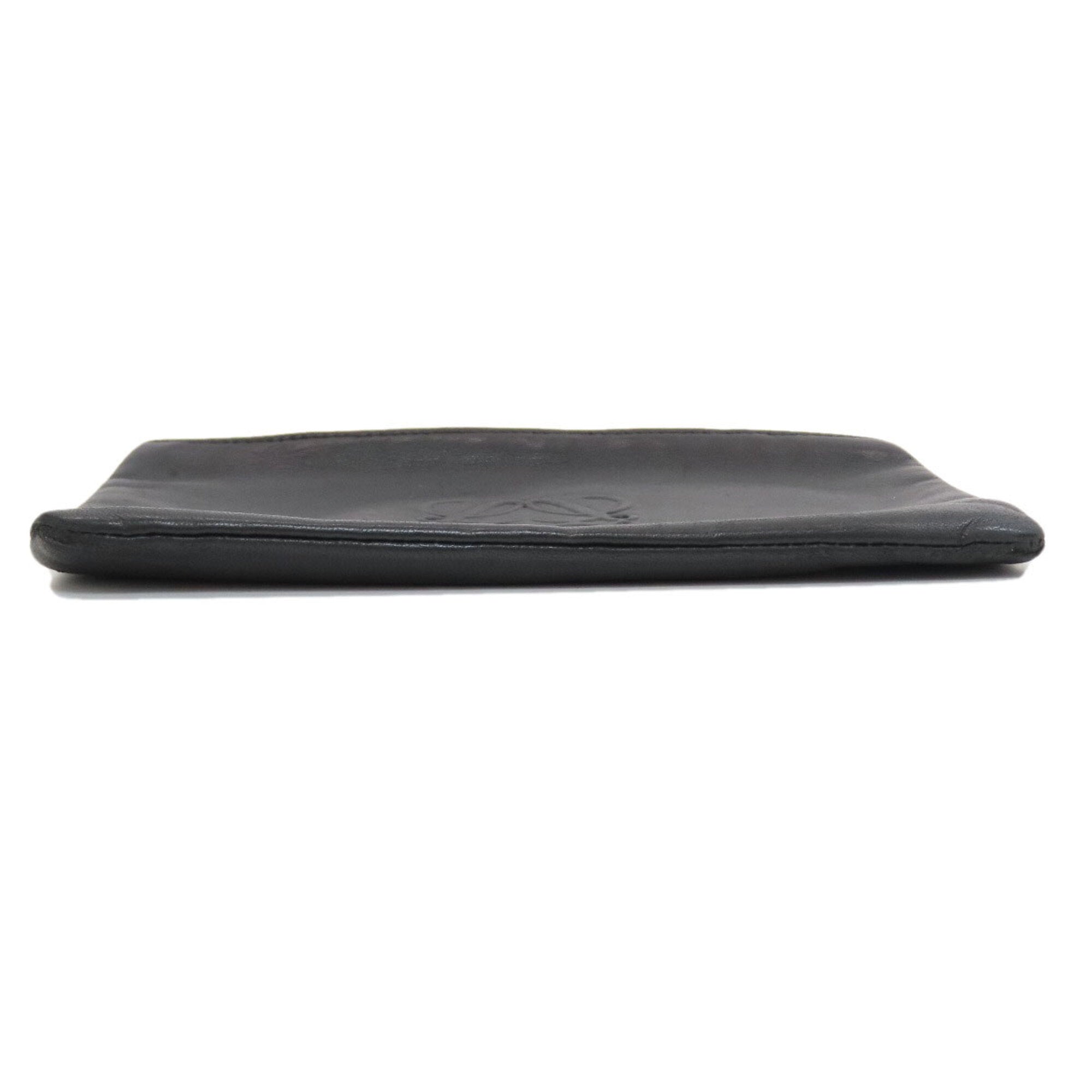 Loewe Black Leather Pouch (Pre-Owned)