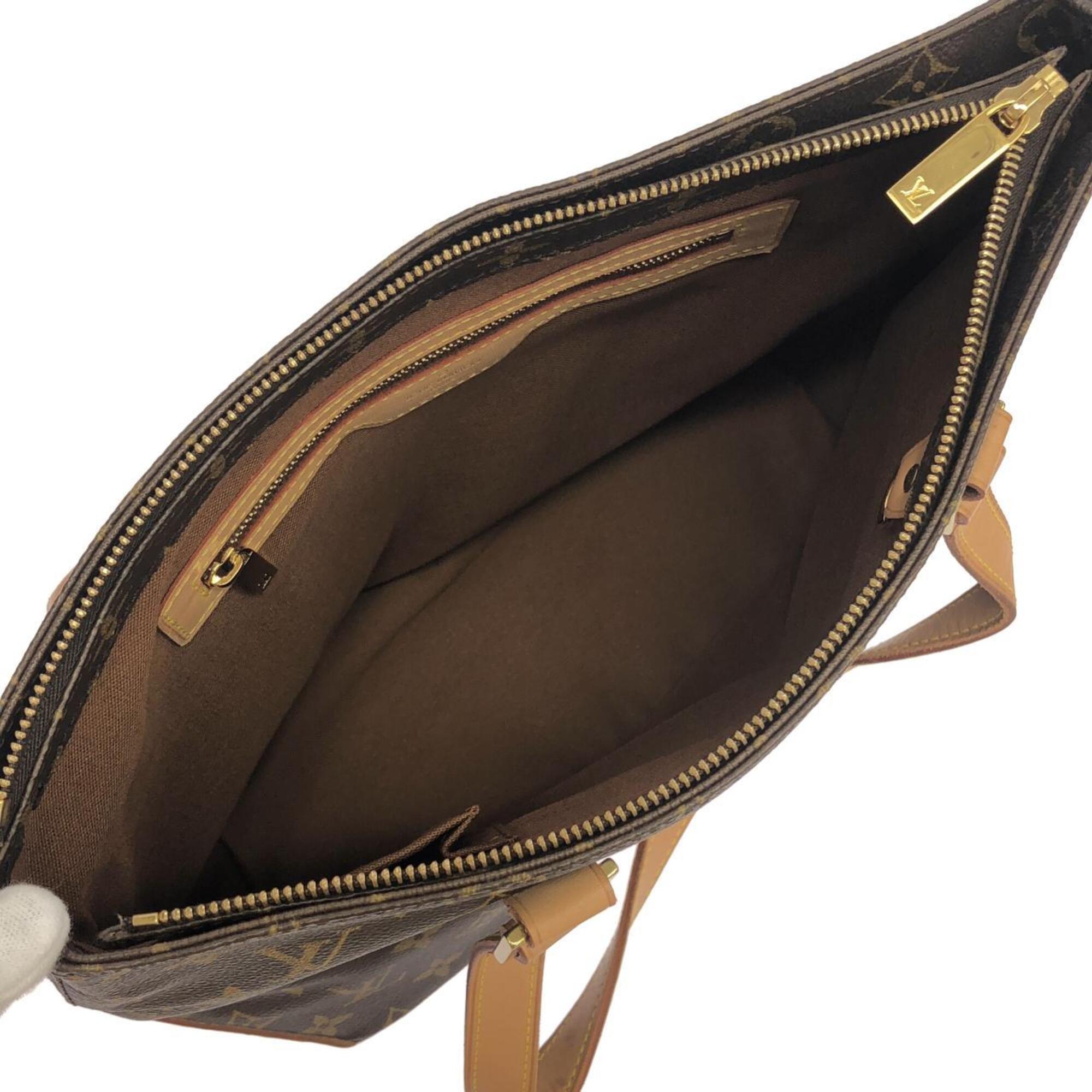 Louis Vuitton Marron Monogram Coated Canvas Handbag (Pre-Owned)