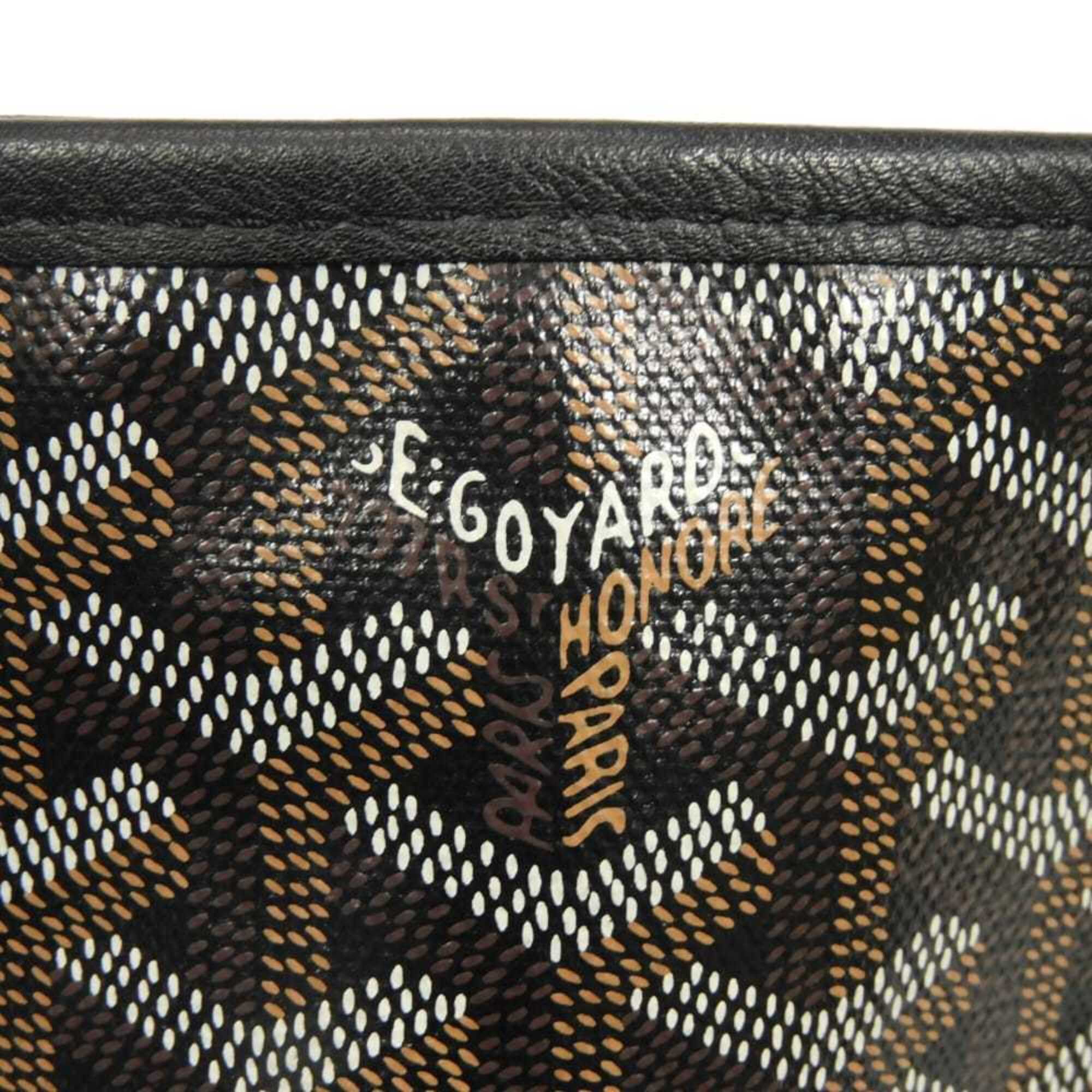 Goyard Black Canvas Leather Tote Bag (Pre-Owned)