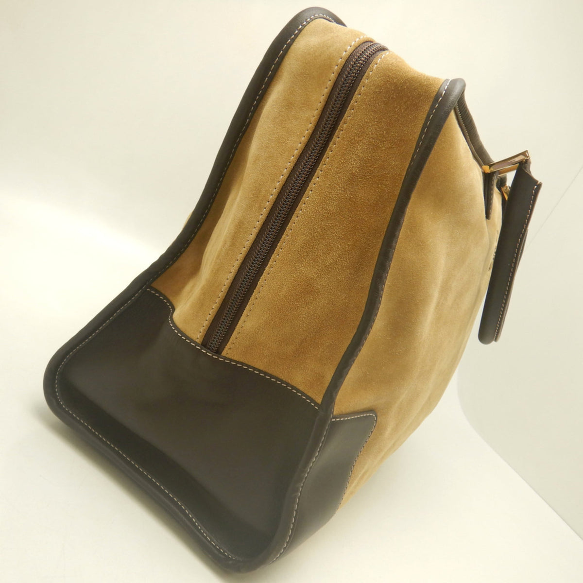 Loewe Brown Suede Leather Handbag (Pre-Owned)