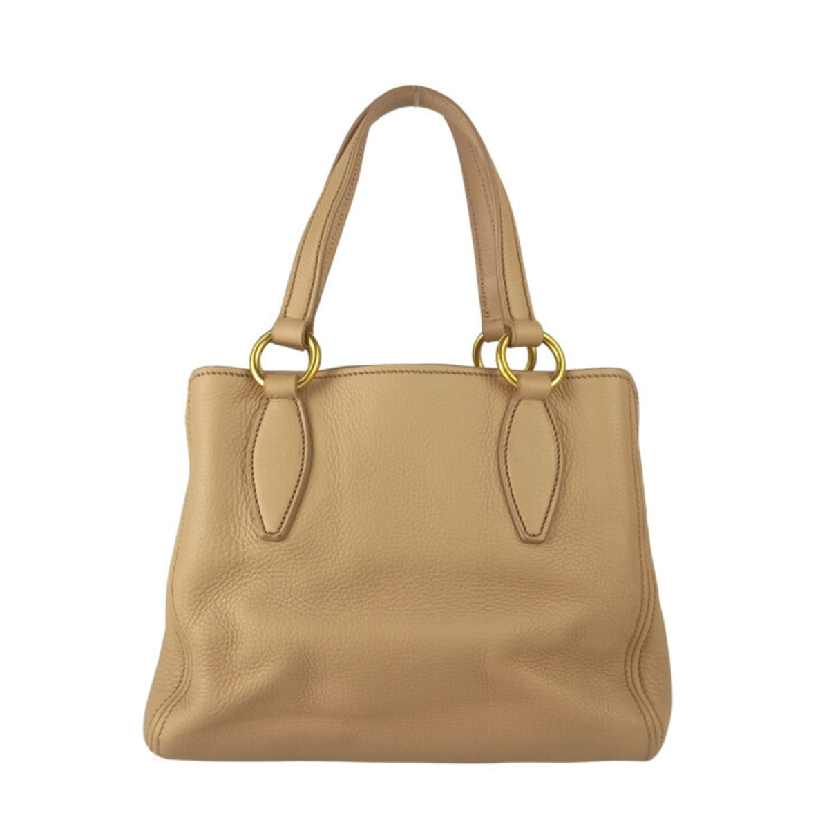 Miu Miu Beige Leather Handbag (Pre-Owned)