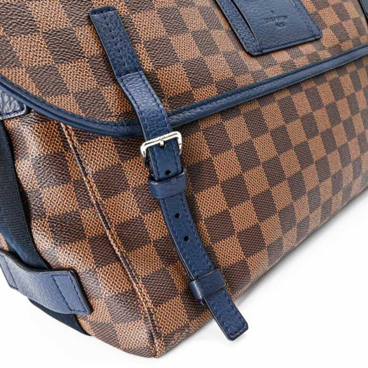 Louis Vuitton Damier Brown Dark Navy Damier Canvas Crossbody Bag Shoulder Bag (Pre-Owned)