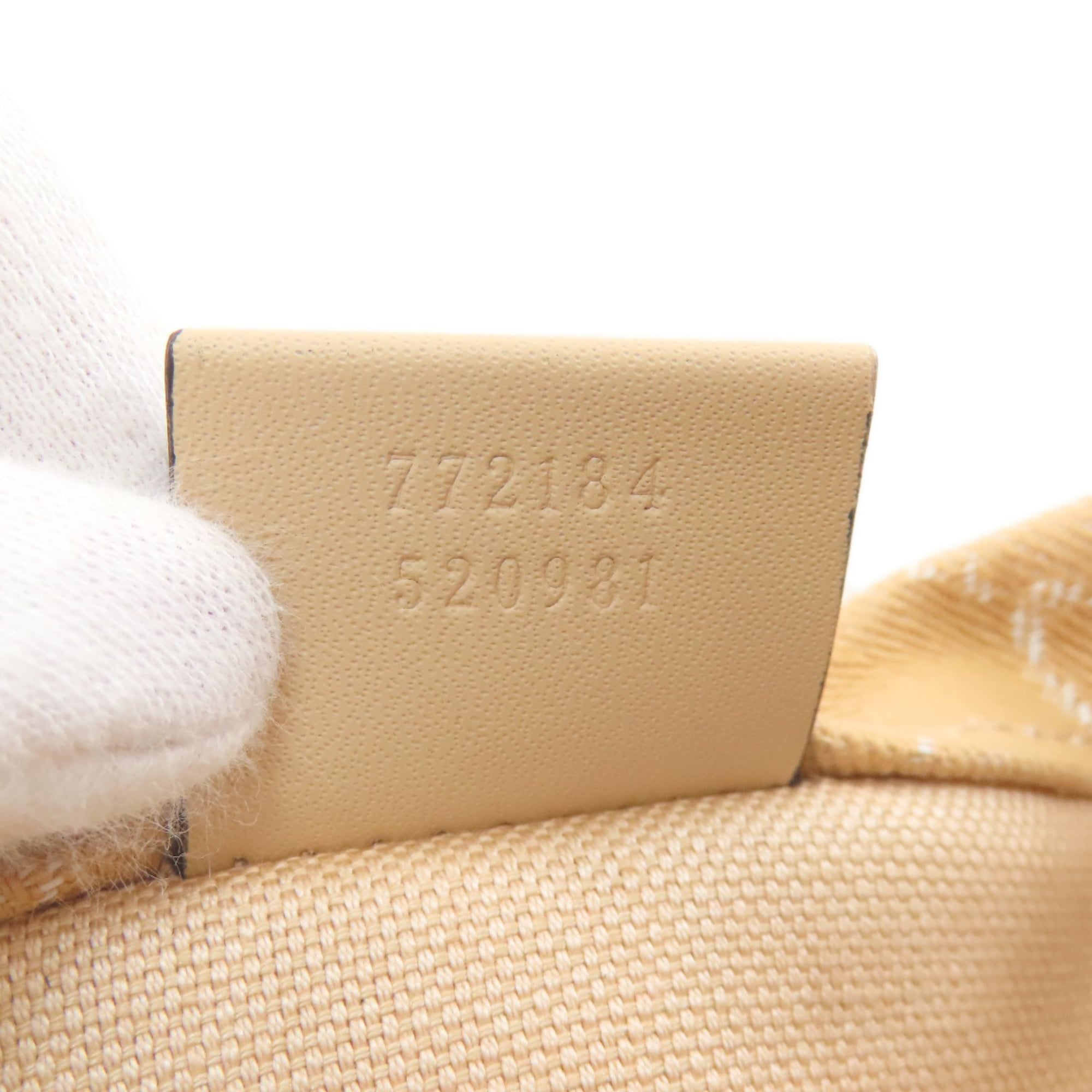 Gucci Beige Canvas Tote Bag (Pre-Owned)