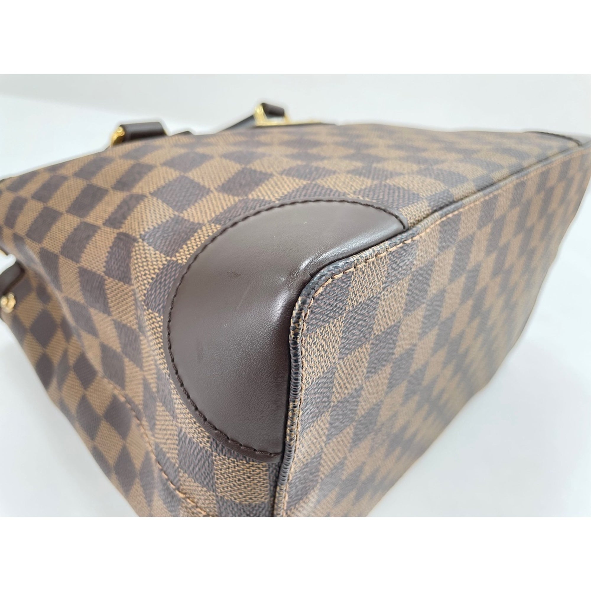 Louis Vuitton Brown Damier Canvas Handbag (Pre-Owned)