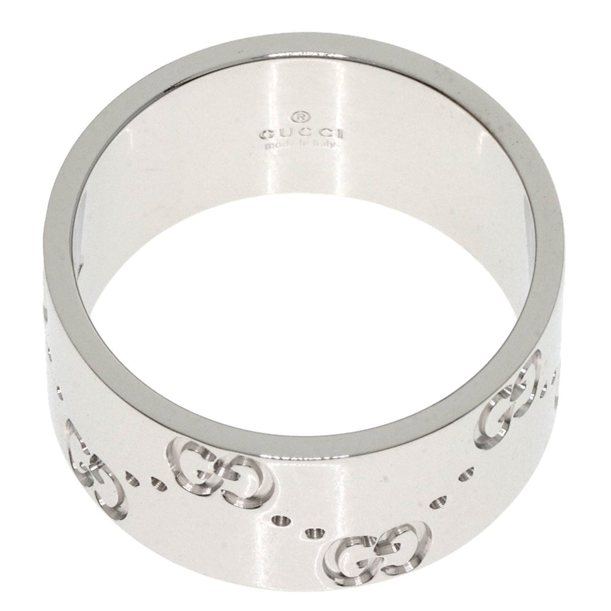 Gucci White Gold (18K) Band Ring (Pre-Owned)