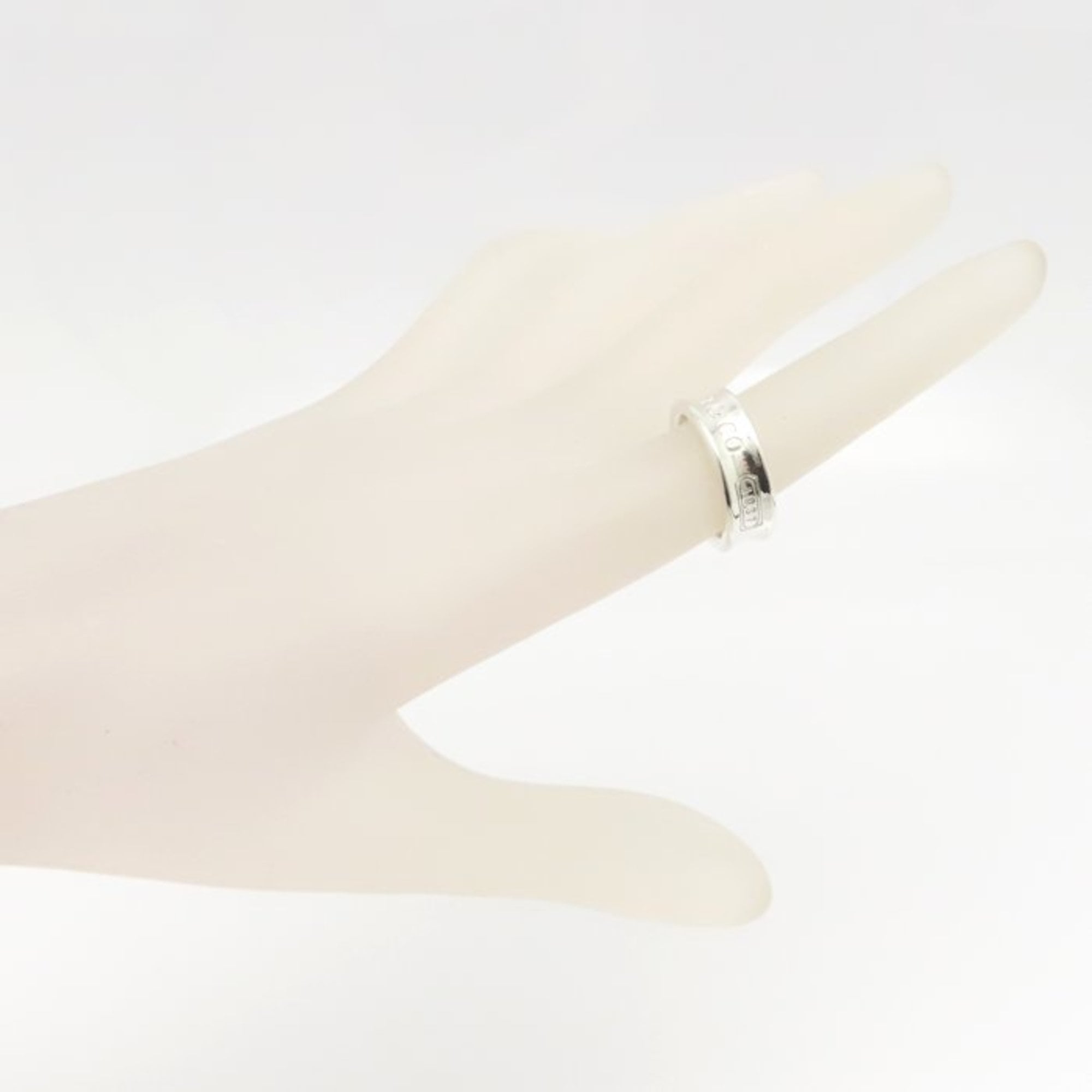 Tiffany Silver Silver 925 Band Ring (Pre-Owned)