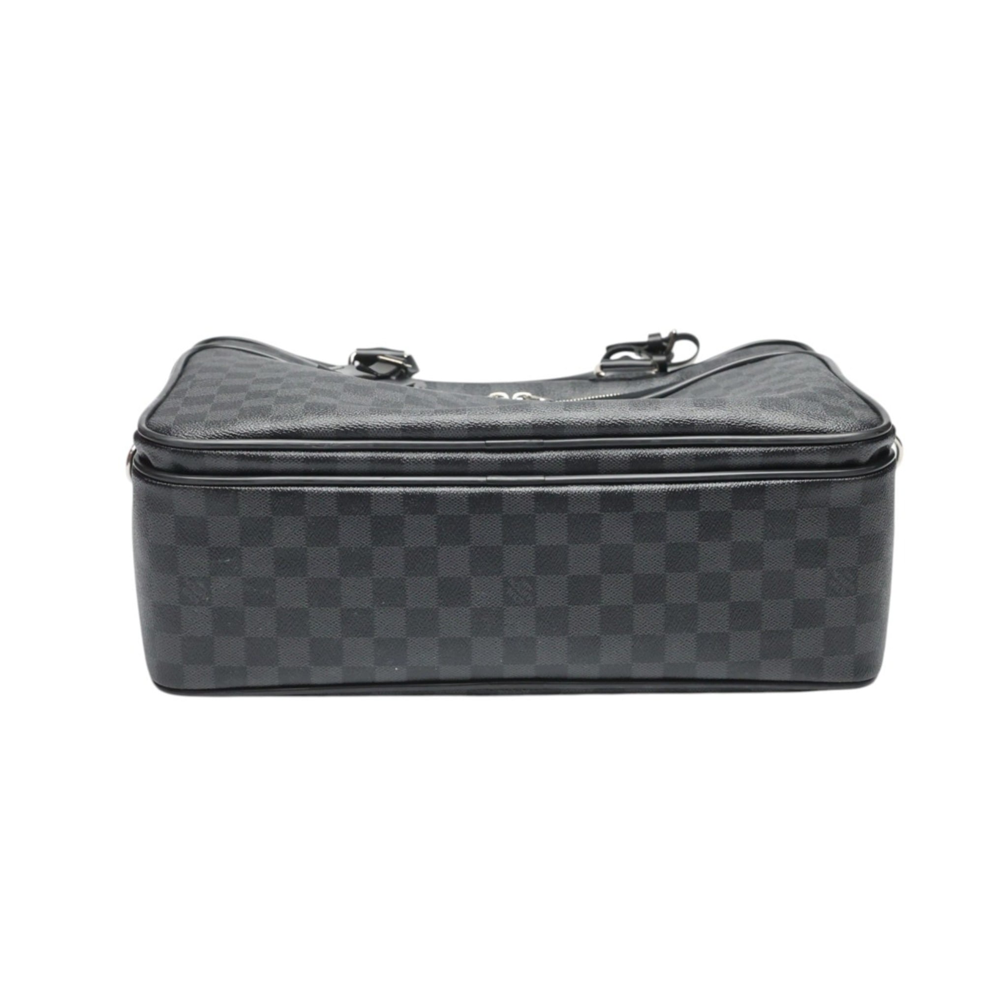 Louis Vuitton Gray Damier Graphite Canvas Shoulder Bag (Pre-Owned)
