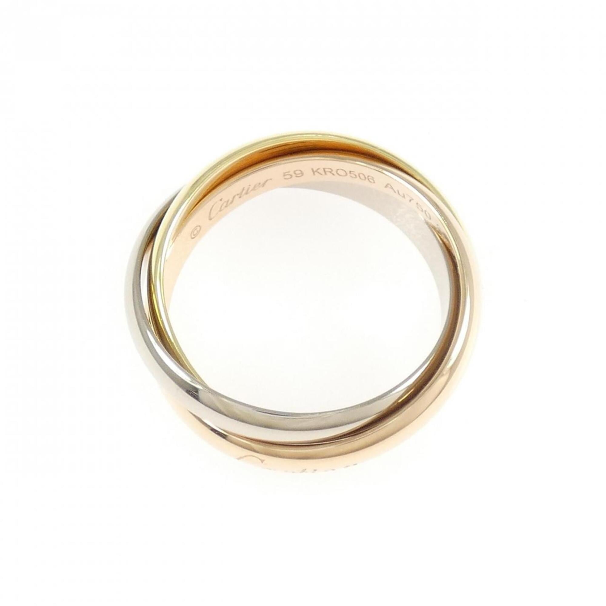 Cartier Yellow Gold (18K) Pink Gold (18K) White Gold (18K) Band Ring (Pre-Owned)