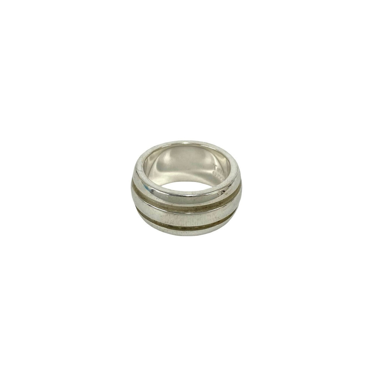 Tiffany Silver Silver 925 Band Ring (Pre-Owned)