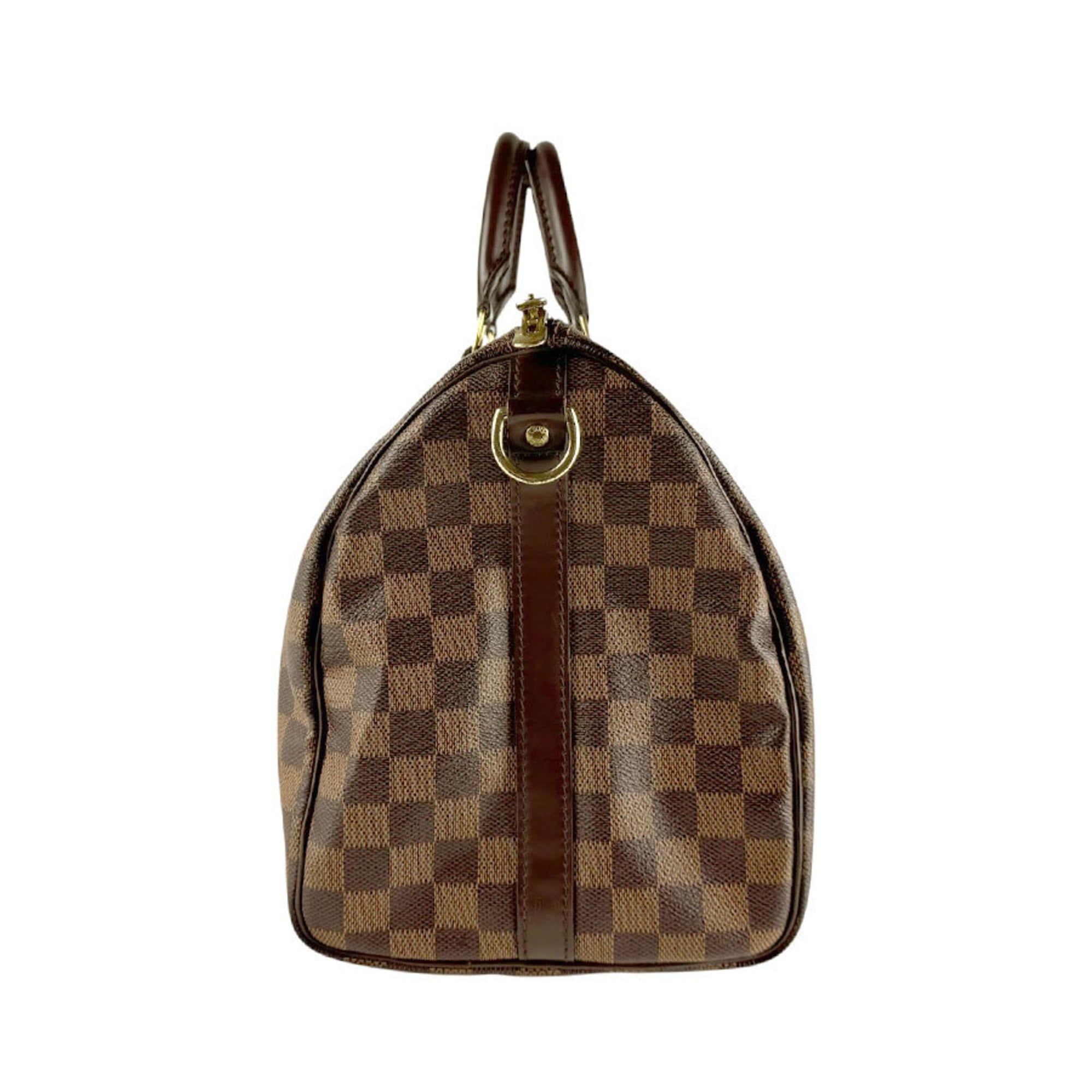 Louis Vuitton Ebene Damier Canvas Handbag (Pre-Owned)