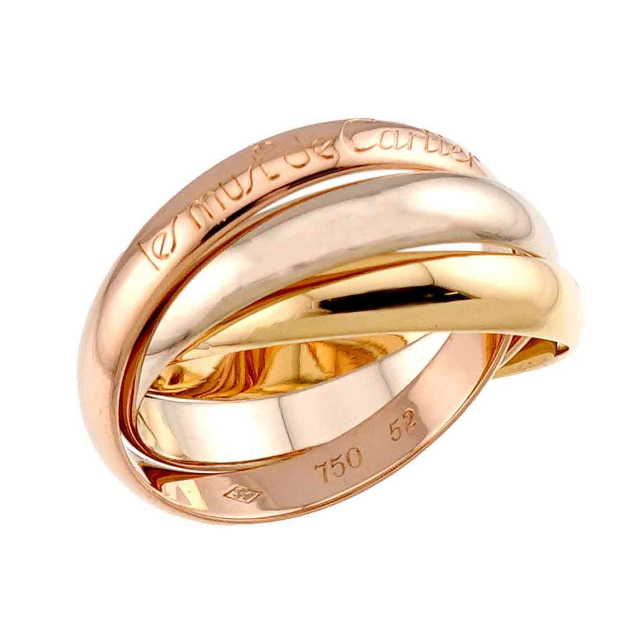 Cartier Yellow Gold (18K) Pink Gold (18K) White Gold (18K) Band Ring (Pre-Owned)