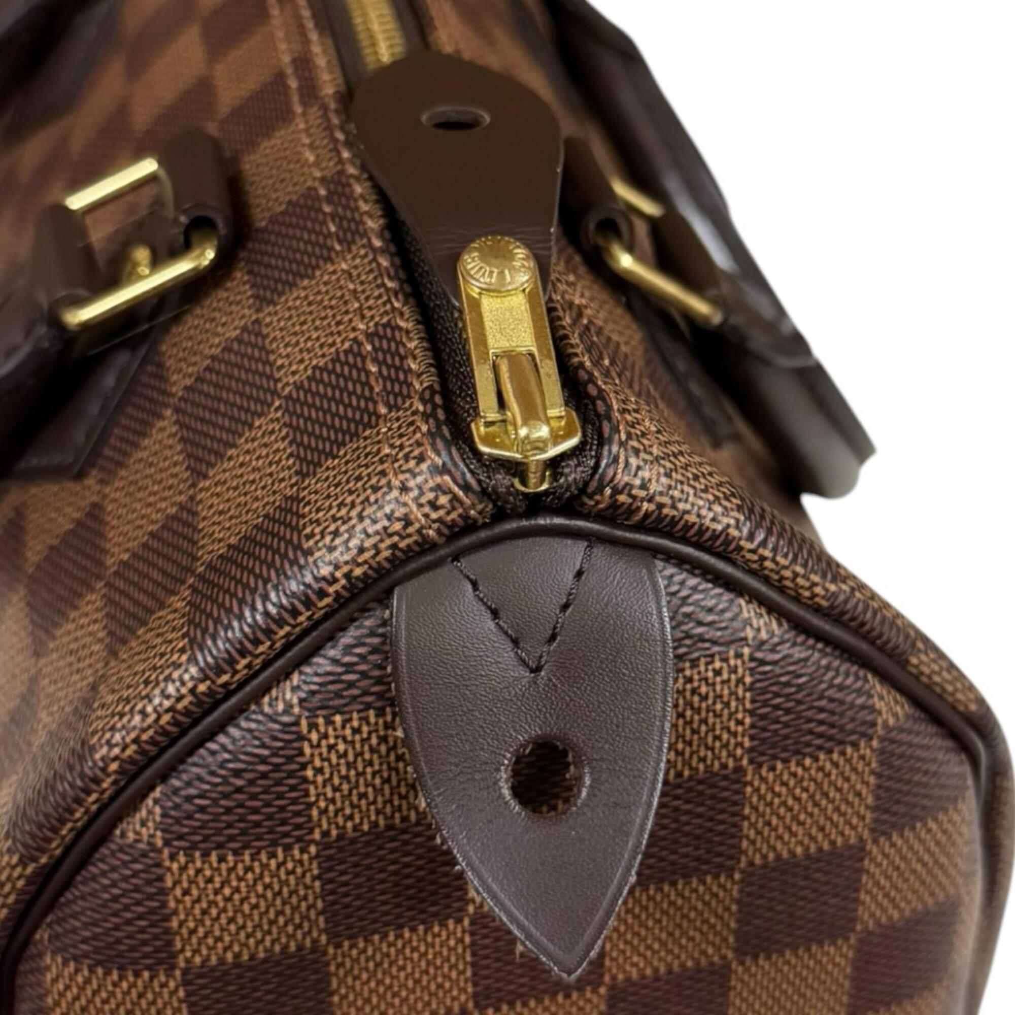 Louis Vuitton Damier Brown Damier Canvas Handbag (Pre-Owned)