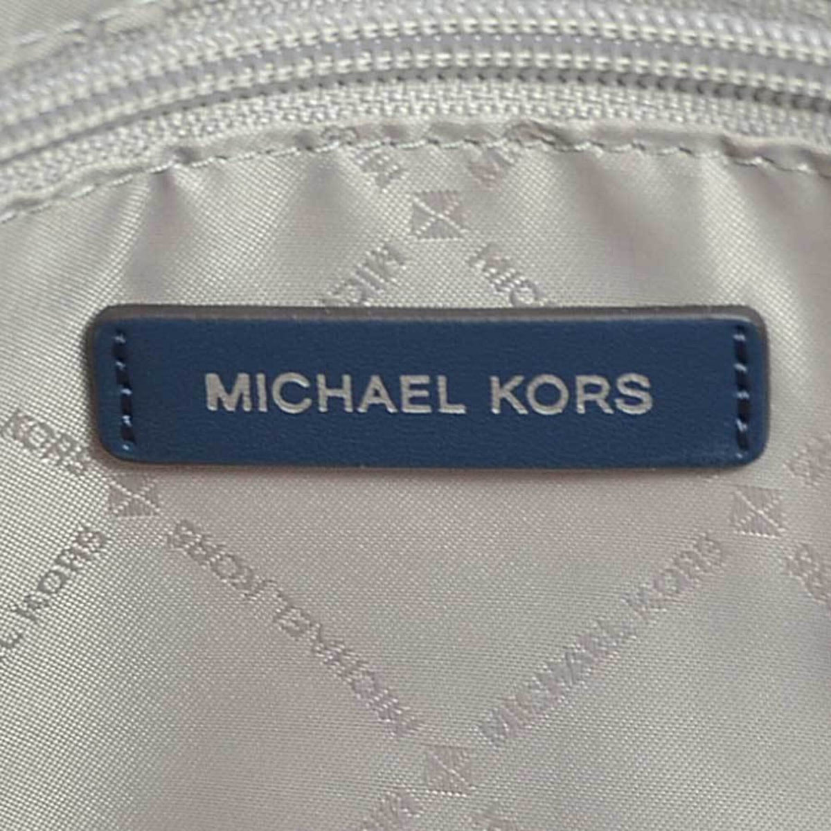 Michael Kors Navy Leather Shoulder Bag (Pre-Owned)