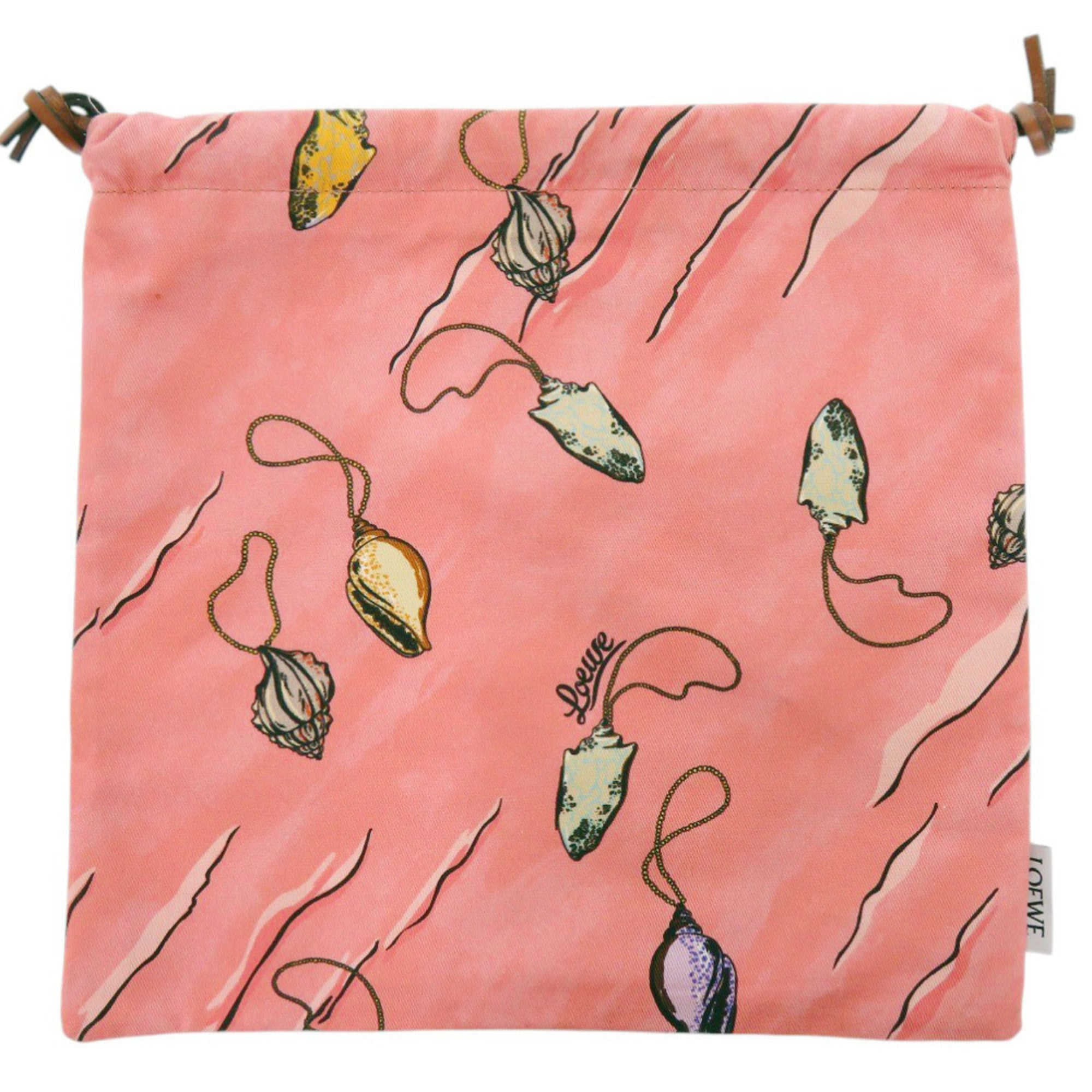 Loewe Pink Cotton Pouch (Pre-Owned)