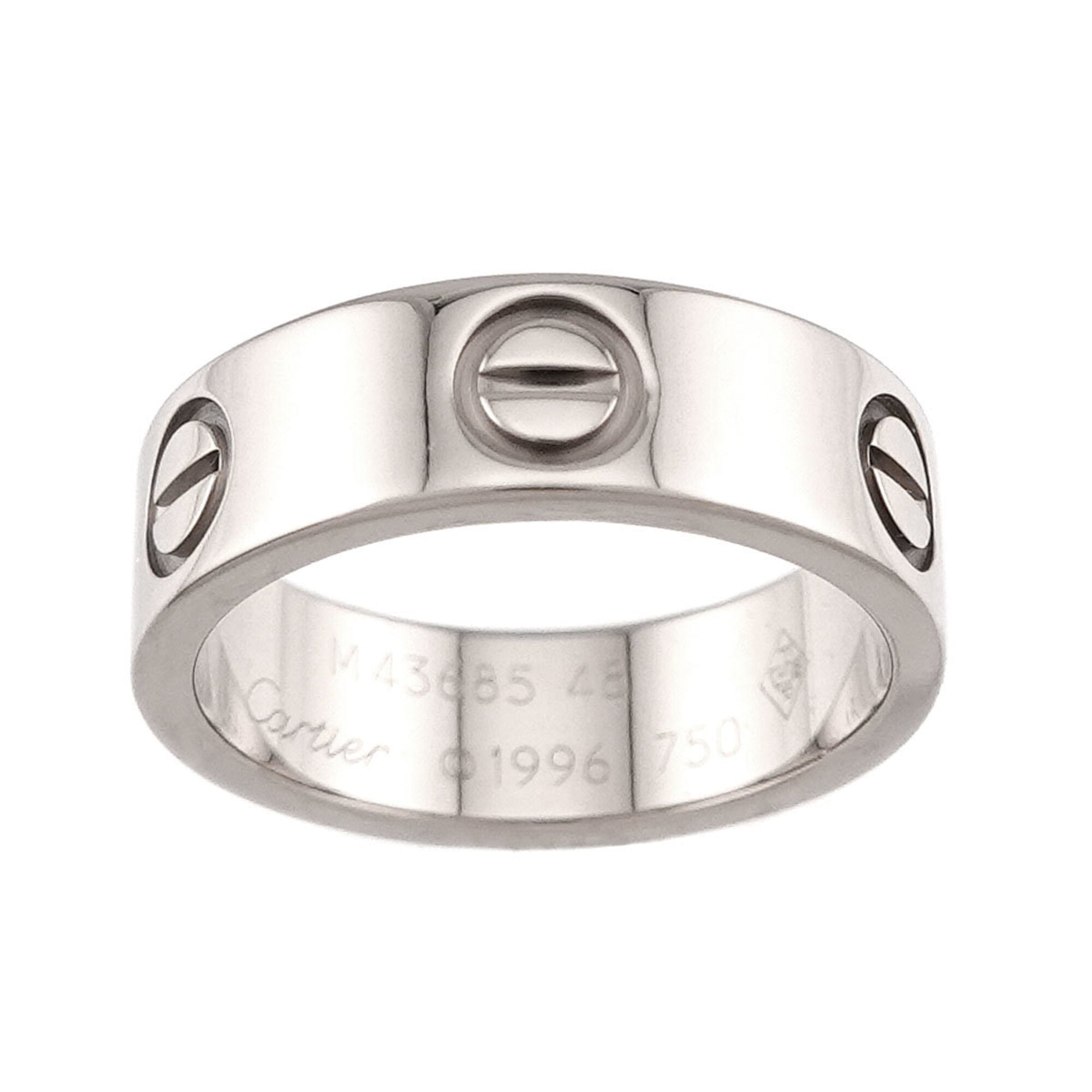 Cartier White Gold (18K) Band Ring (Pre-Owned)