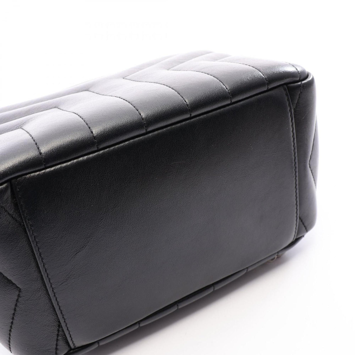 Saint Laurent Black Leather Handbag Shoulder Bag (Pre-Owned)
