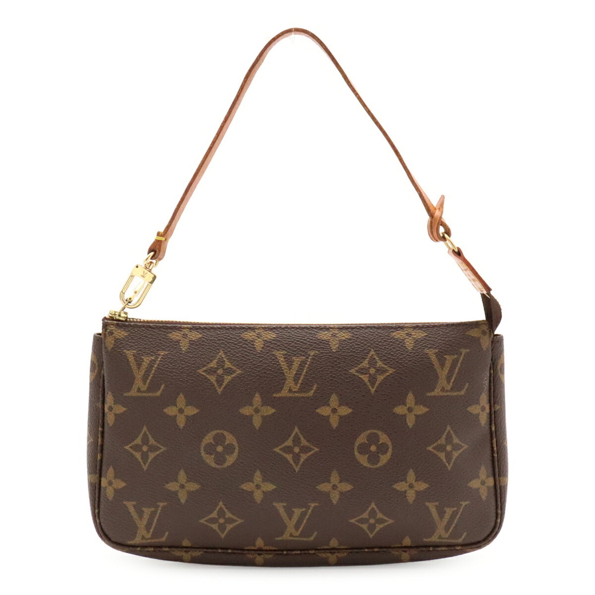 Louis Vuitton Brown Monogram Handbag Pochette Pouch (Pre-Owned)