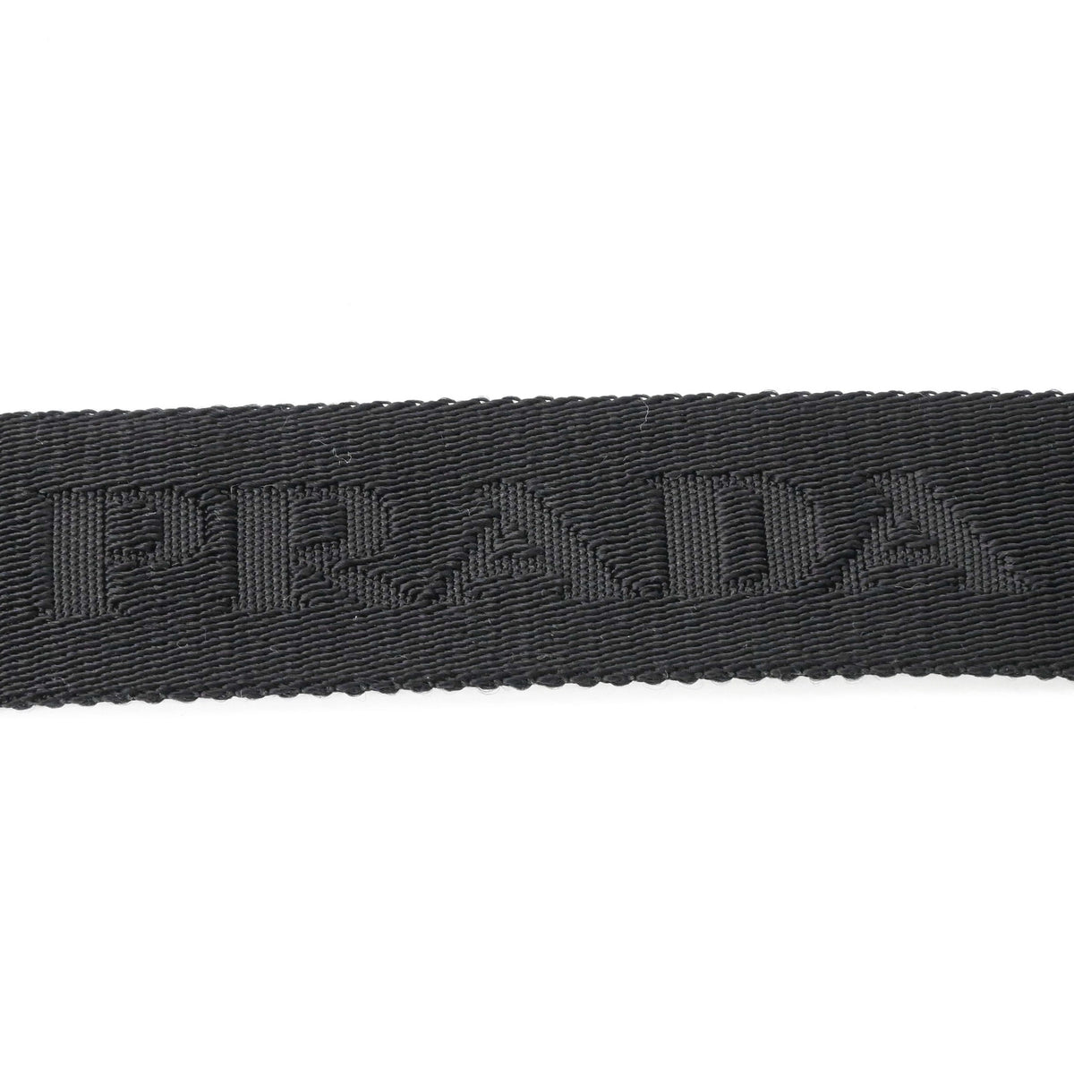 Prada Saffiano Black Leather Shoulder Bag (Pre-Owned)