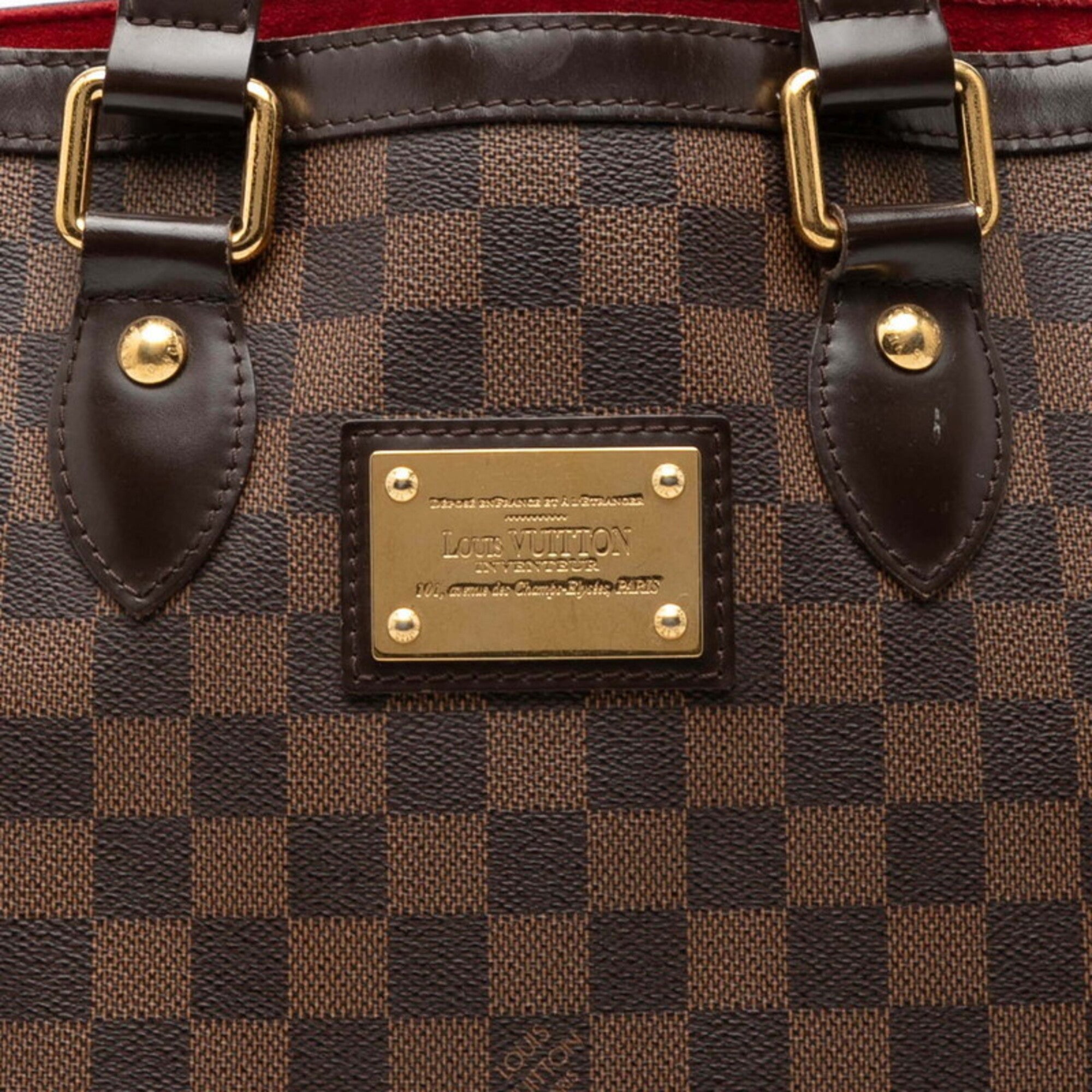 Louis Vuitton Brown Pvc Leather Handbag Tote Bag (Pre-Owned)