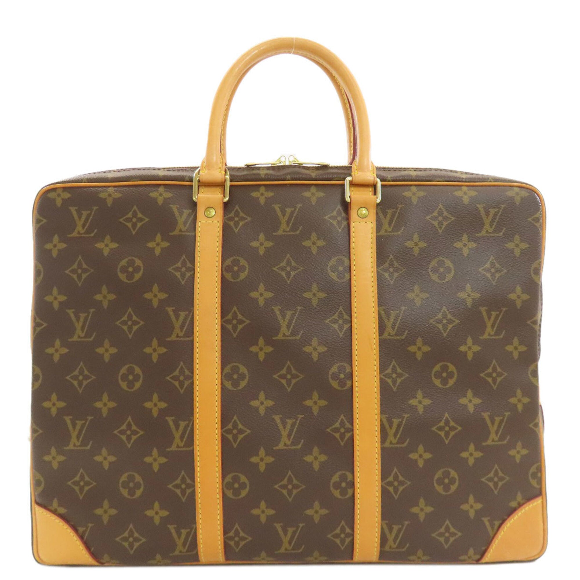Louis Vuitton Brown Monogram Monogram Canvas Briefcase (Pre-Owned)