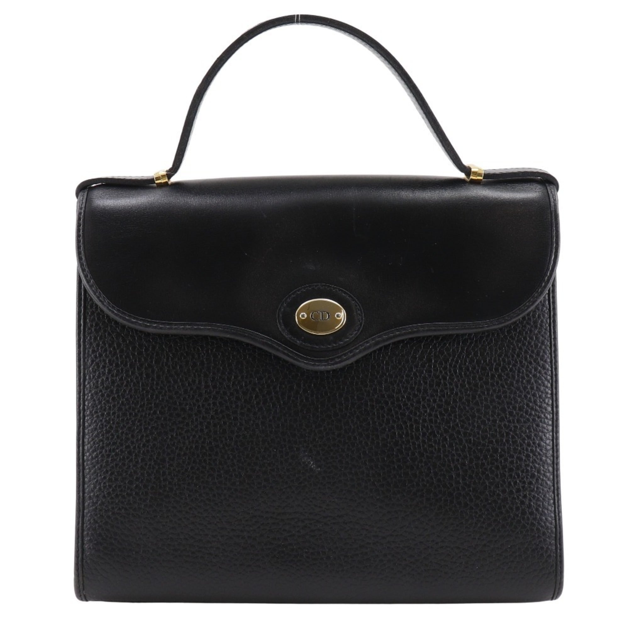 Christian Dior Black Leather Handbag (Pre-Owned)