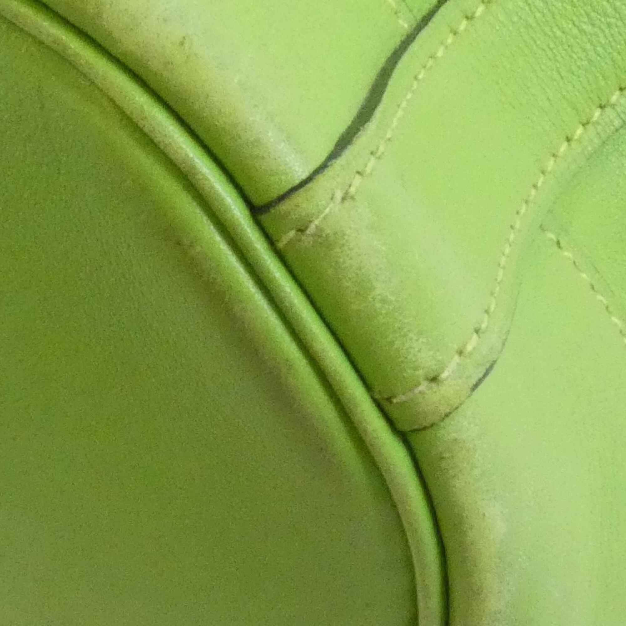 Hermes Apple Green Gulliver Leather Shoulder Bag (Pre-Owned)