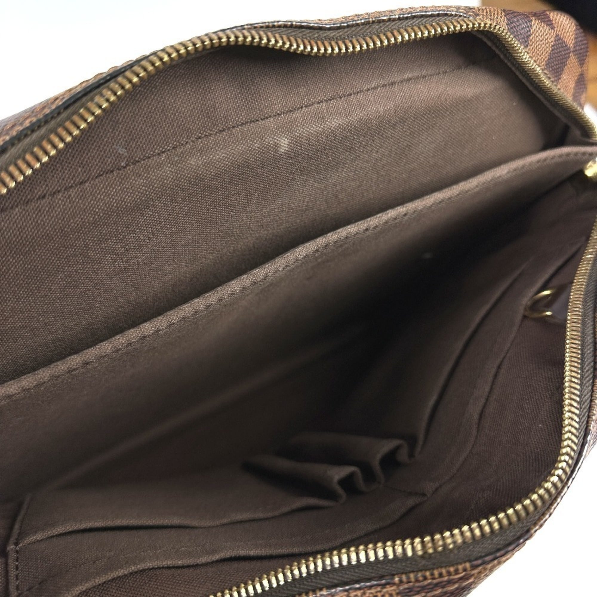 Louis Vuitton Brown Damier Canvas Messenger Bag Shoulder Bag (Pre-Owned)