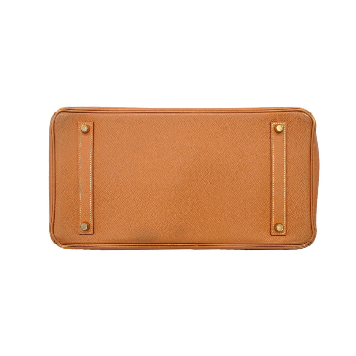 Hermes Gold Courchevel Leather Handbag (Pre-Owned)