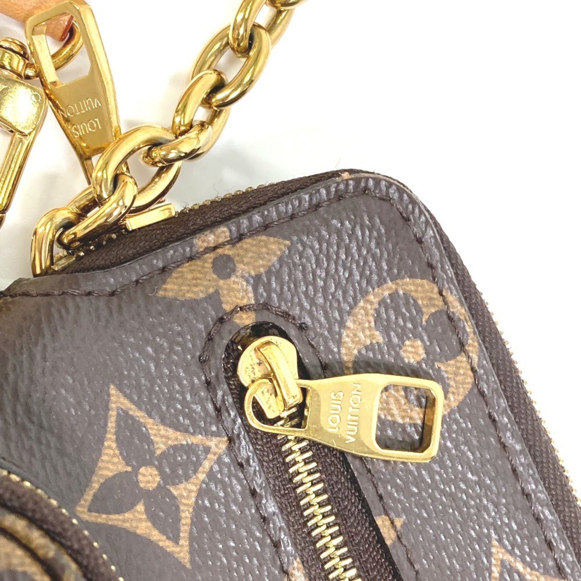 Louis Vuitton Monogram Brown Monogram Monogram Handbag Pochette Shoulder Bag (Pre-Owned)