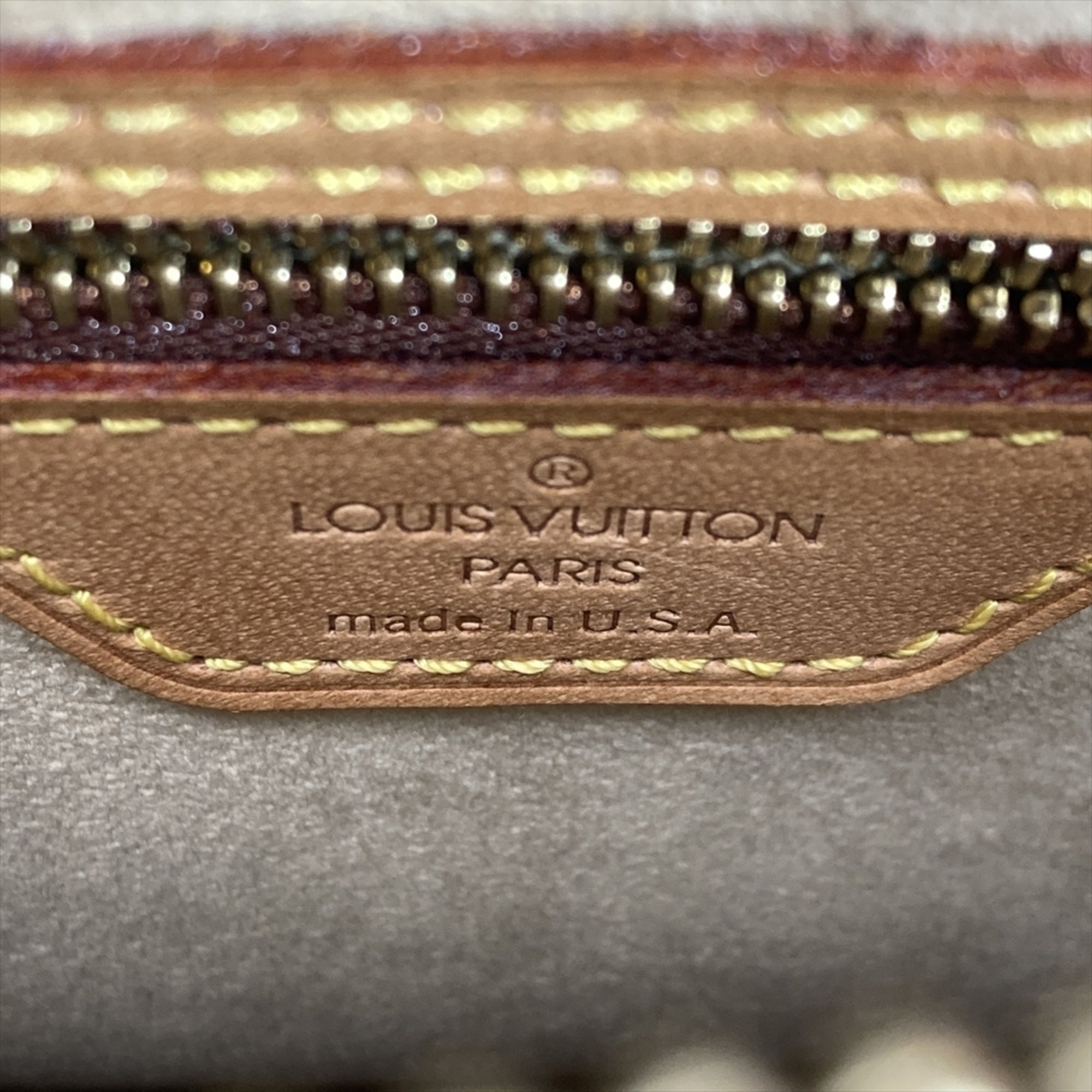 Louis Vuitton Brown Monogram Canvas Handbag (Pre-Owned)