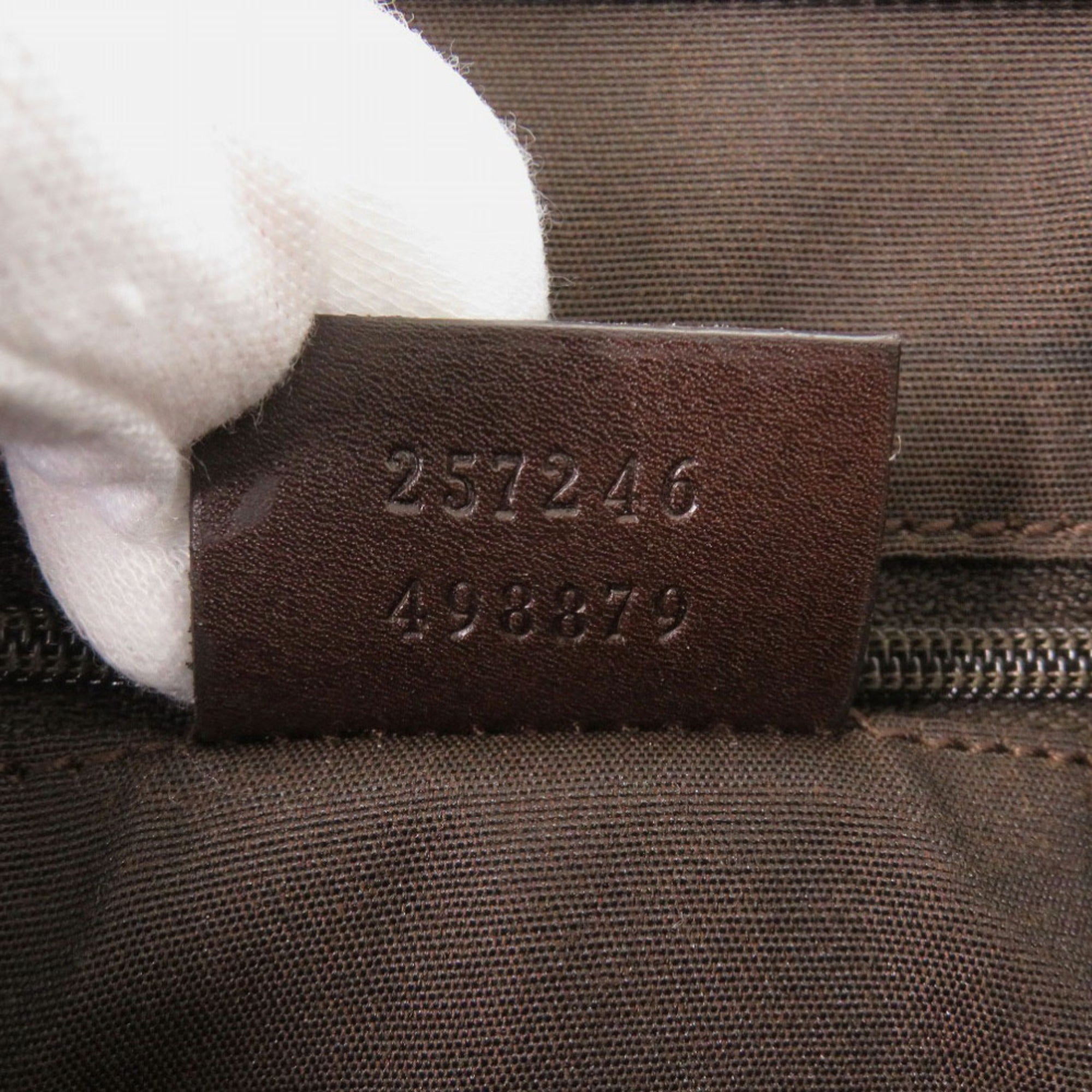 Gucci Brown Gg Supreme Shoulder Bag (Pre-Owned)