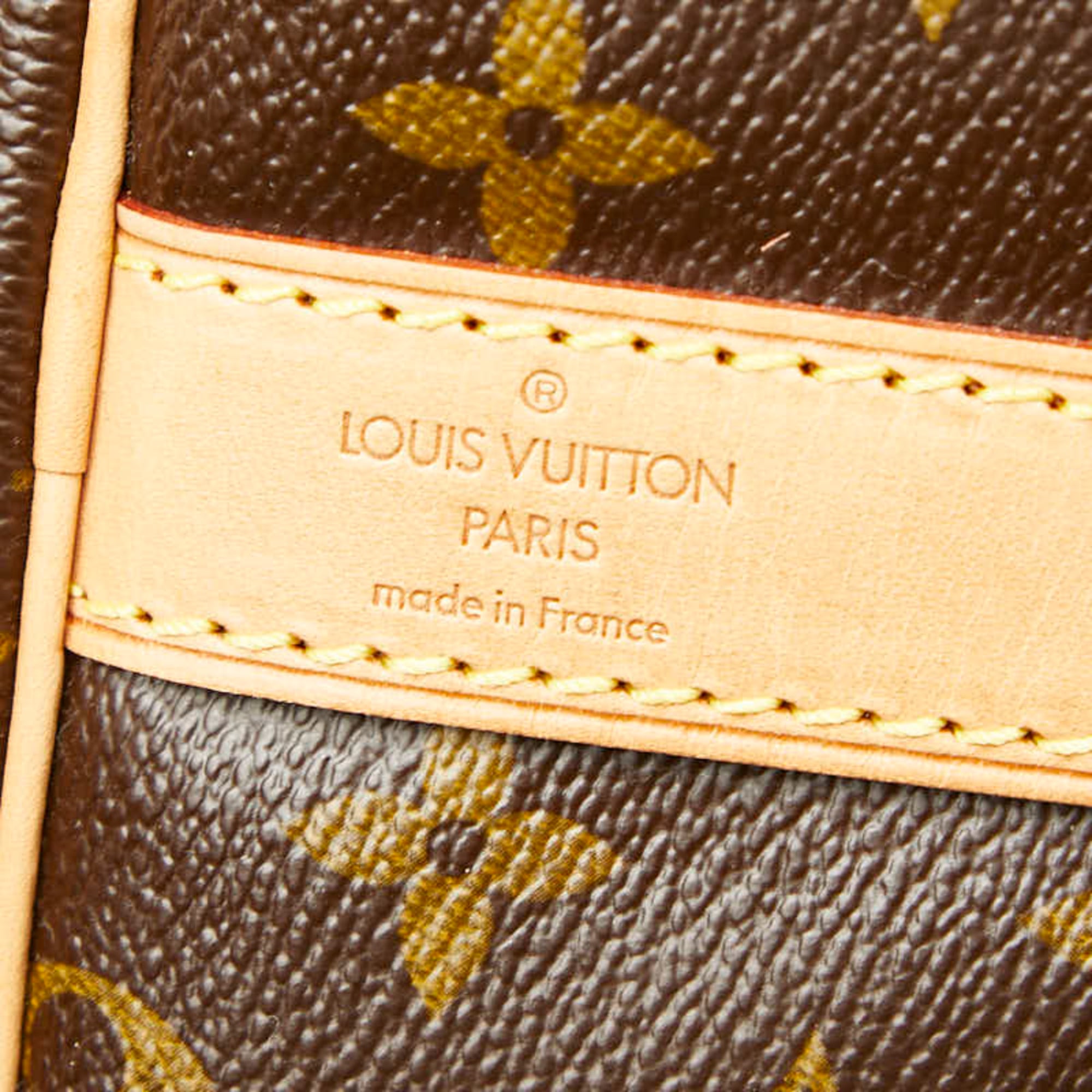 Louis Vuitton Brown Pvc Leather Boston Bag Shoulder Bag (Pre-Owned)