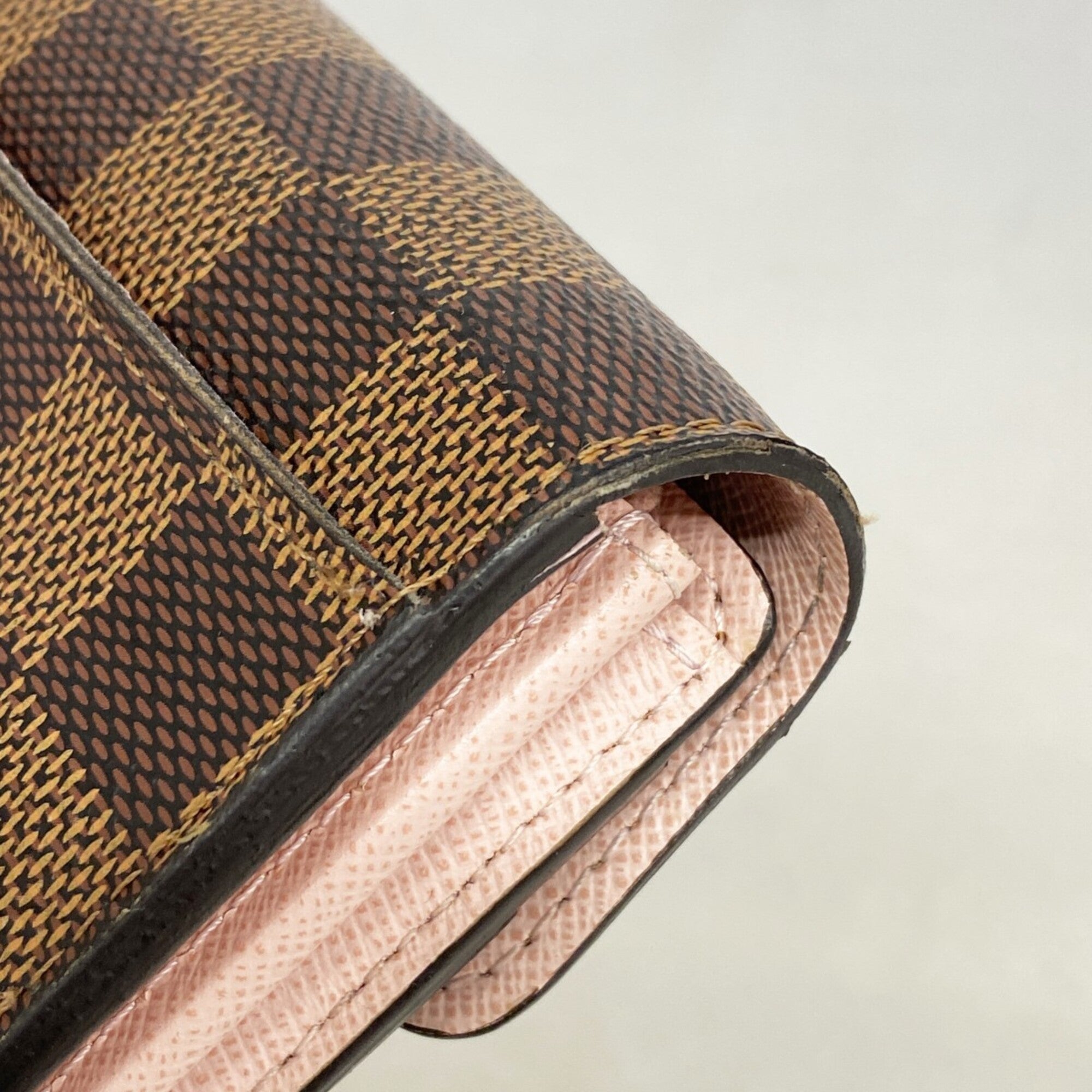 Louis Vuitton Ebene Rose Ballerine Long Wallet (Bi-Fold) (Pre-Owned)