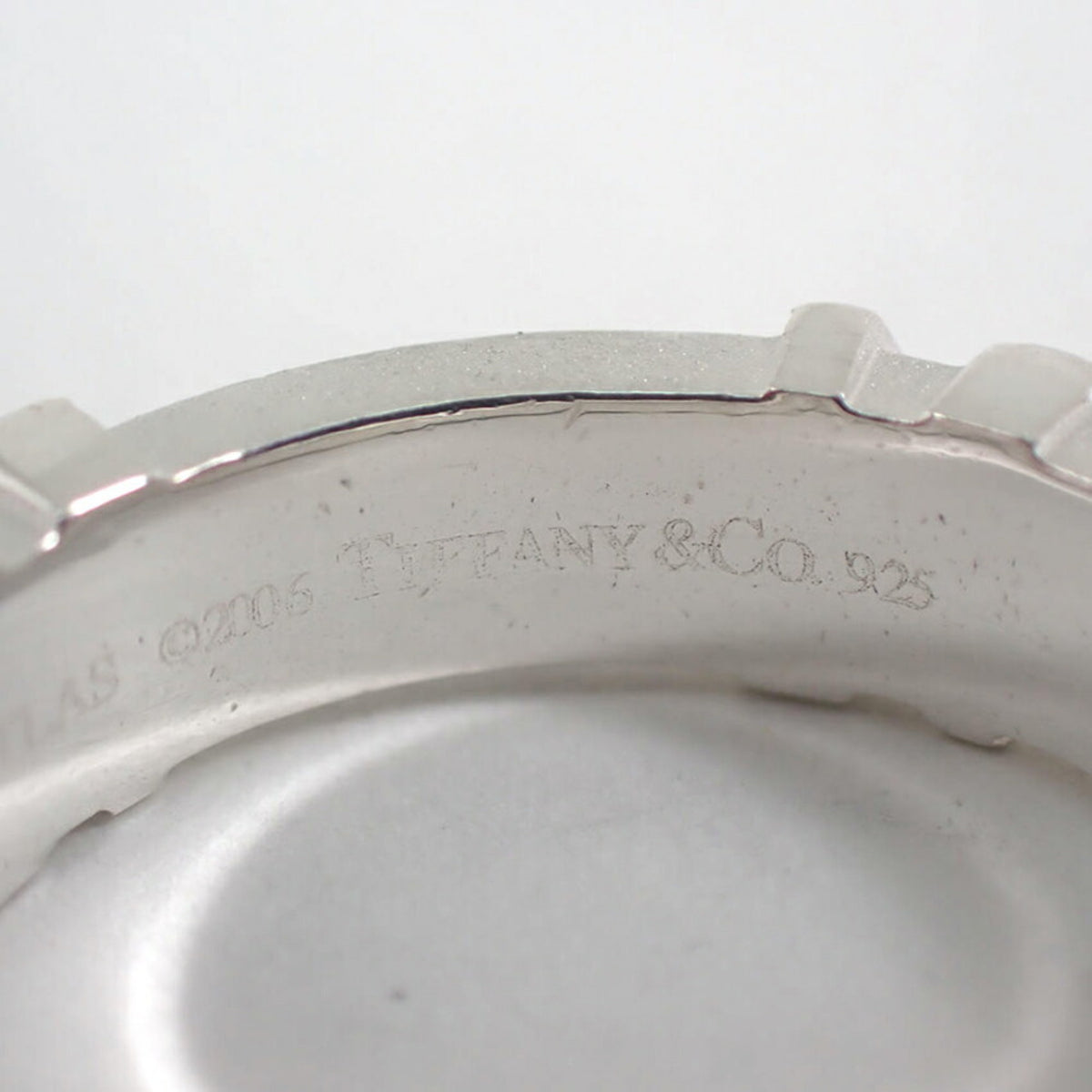 Tiffany Sterling Silver 925 Band Ring (Pre-Owned)