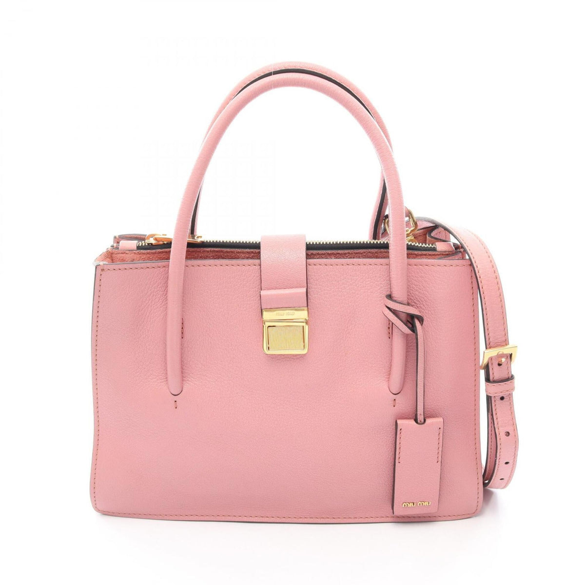 Miu Miu Pink Leather Handbag (Pre-Owned)